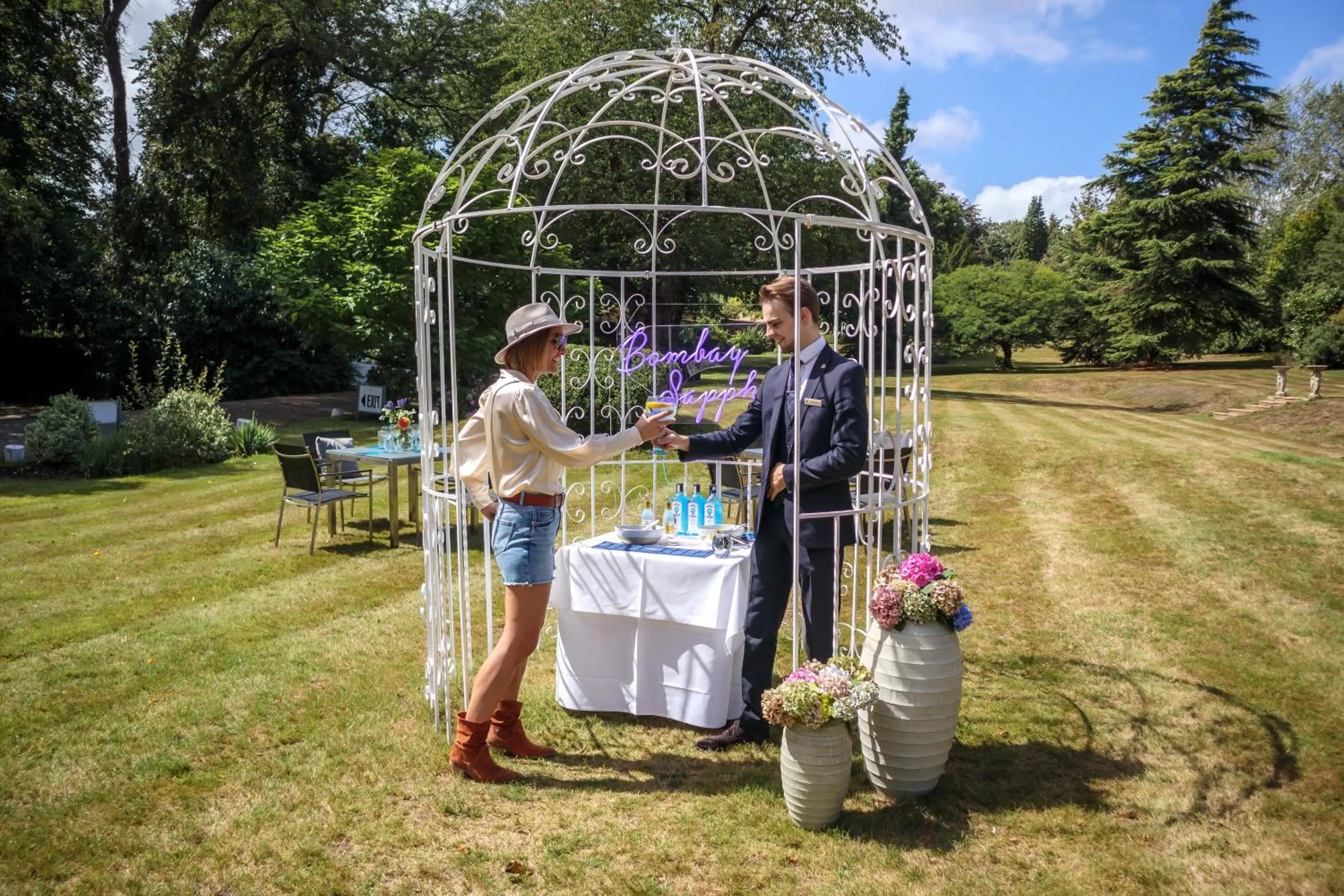 Garden in Rowhill Grange Hotel & Utopia Spa