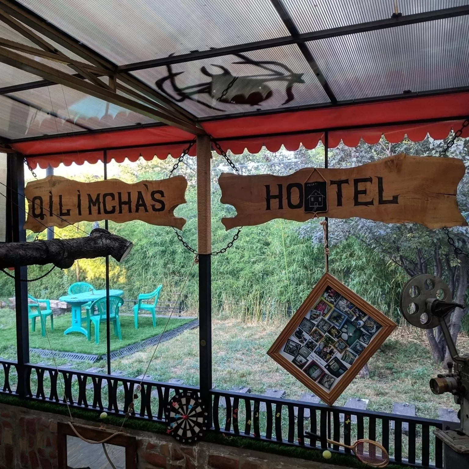 Quiet street view in Qilimcha's Guesthouse