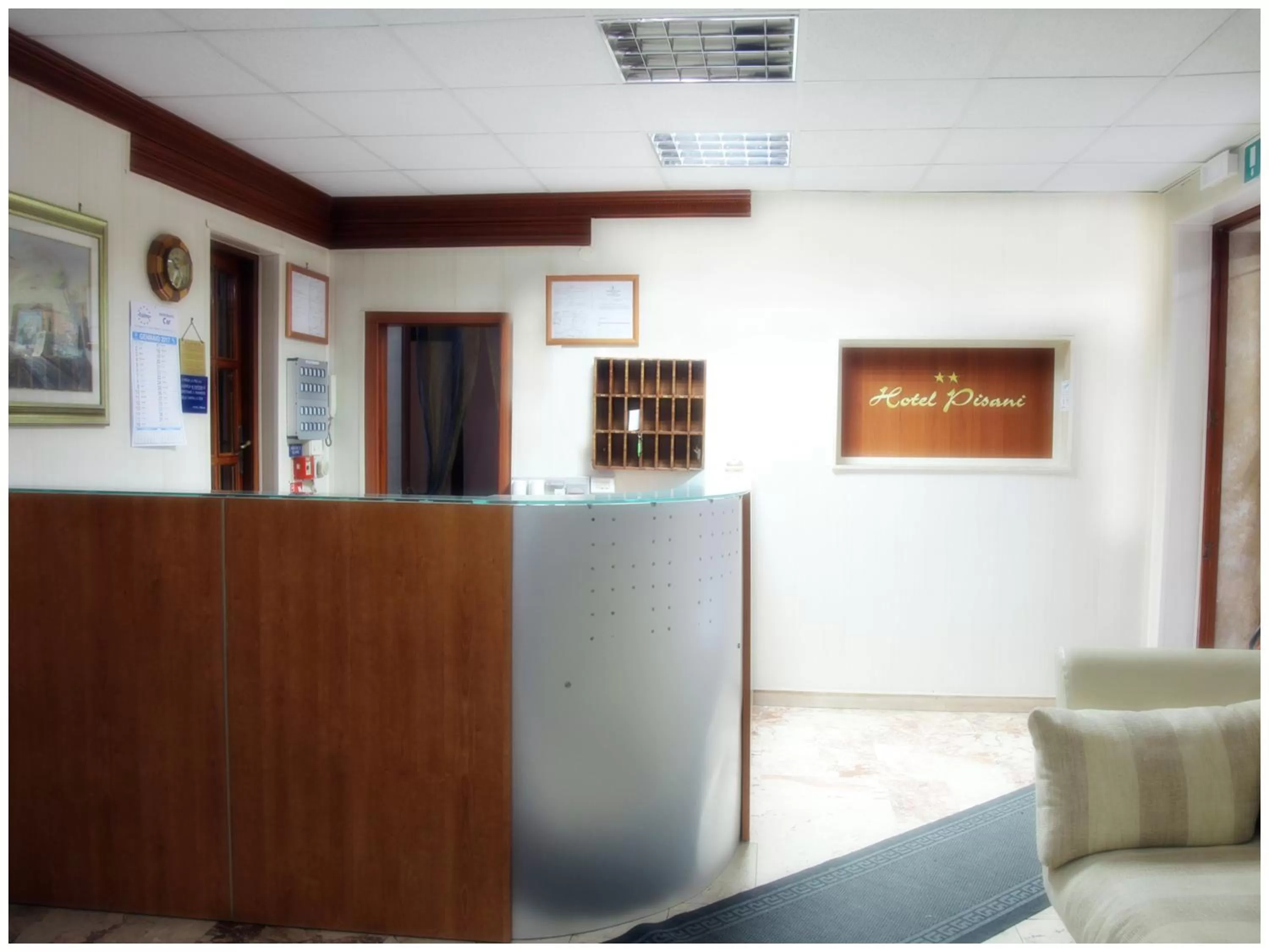 Lobby/Reception in Hotel Pisani