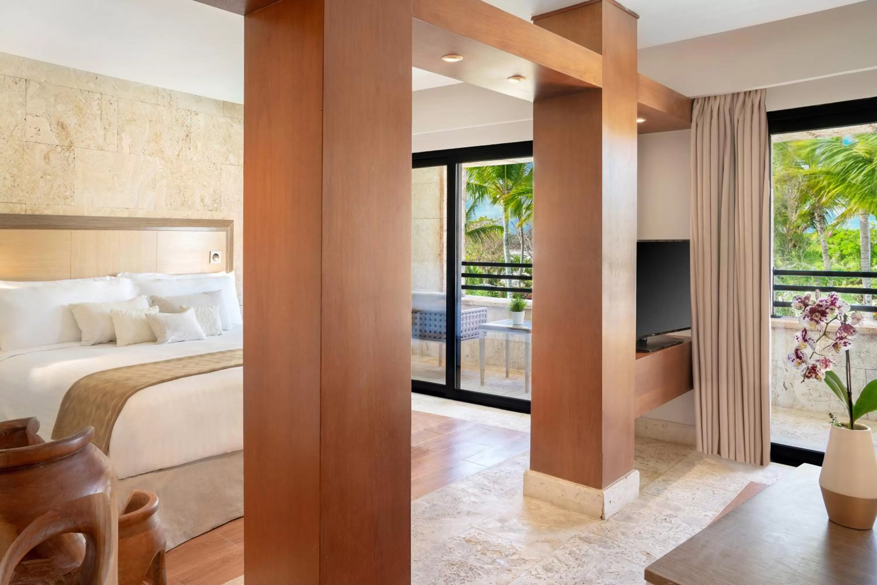 Bed in Sanctuary Cap Cana, a Luxury Collection Resort, Dominican Republic, Adult All-Inclusive