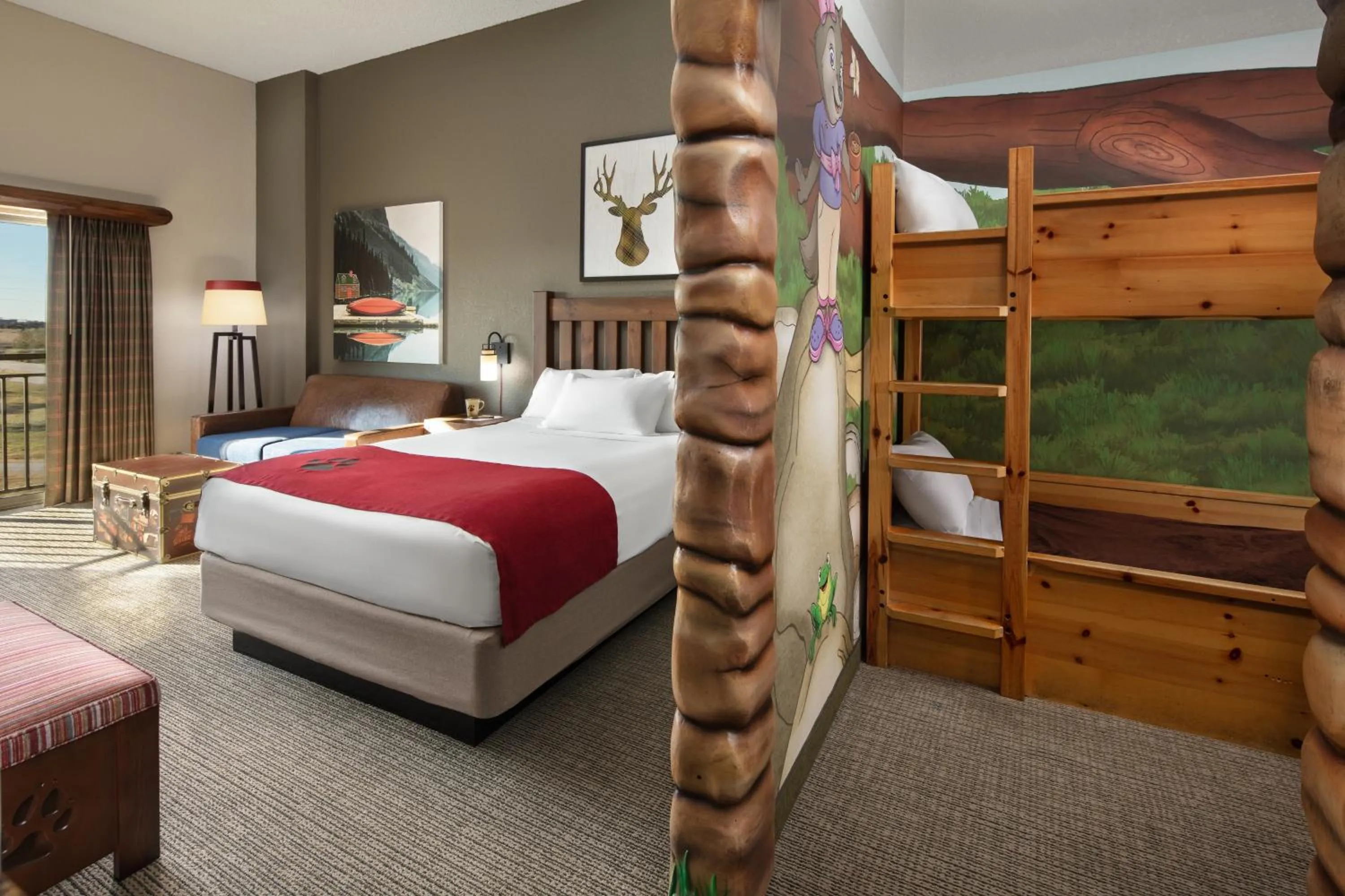 Bed in Great Wolf Lodge Grapevine