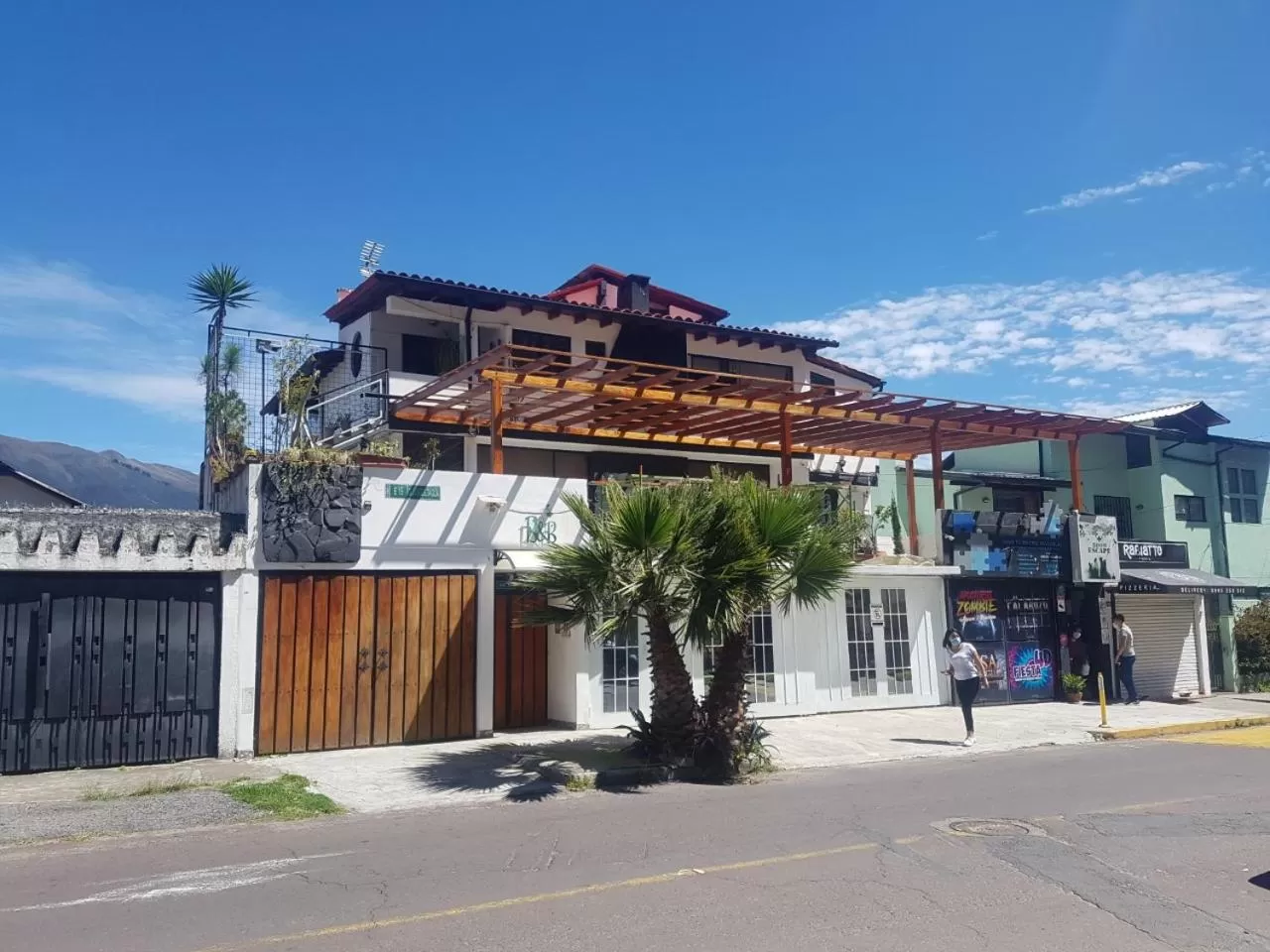 Property Building in Bed and Breakfast La Uvilla