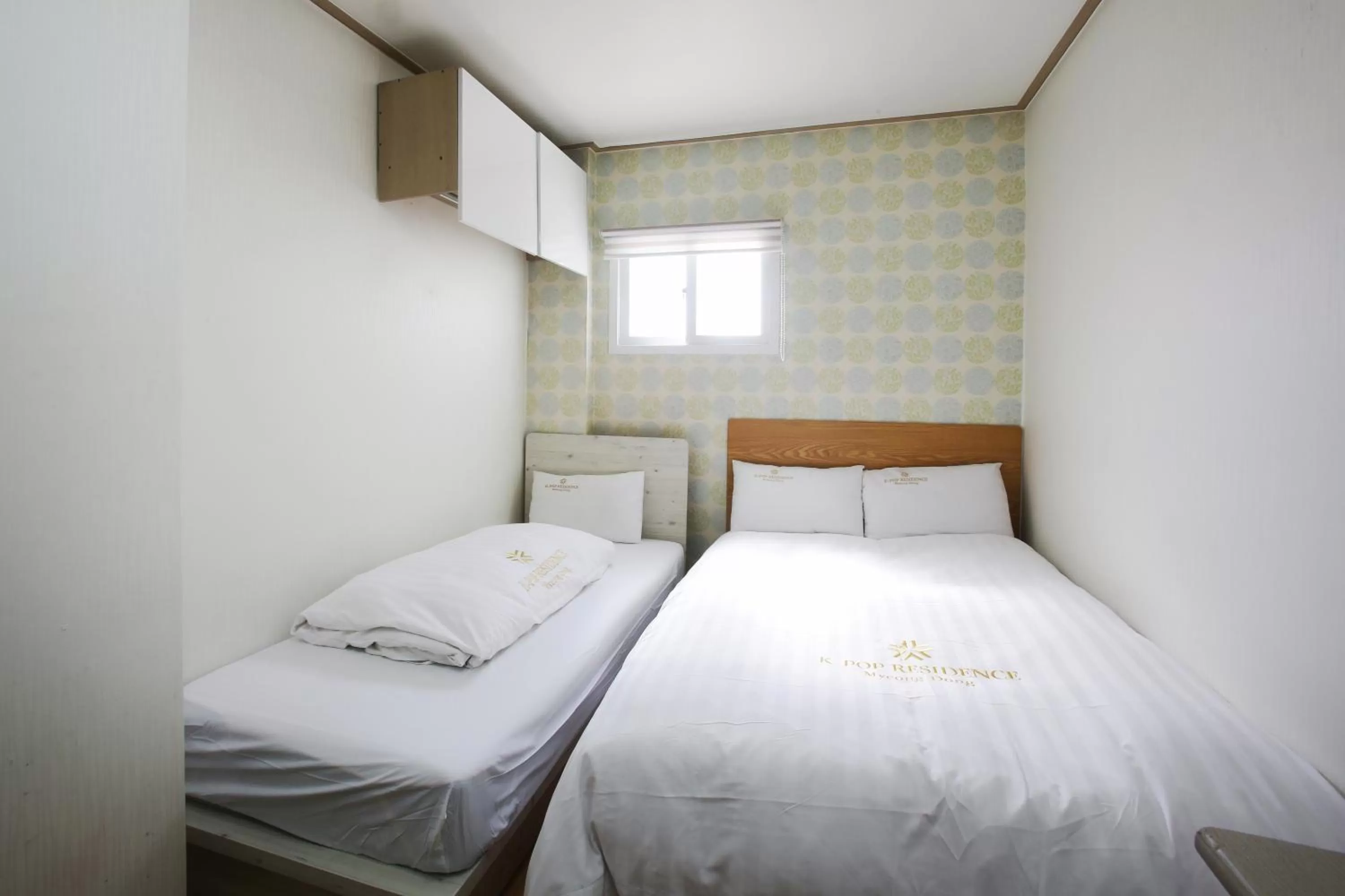 Decorative detail, Bed in K-POP Residence Myeongdong 1