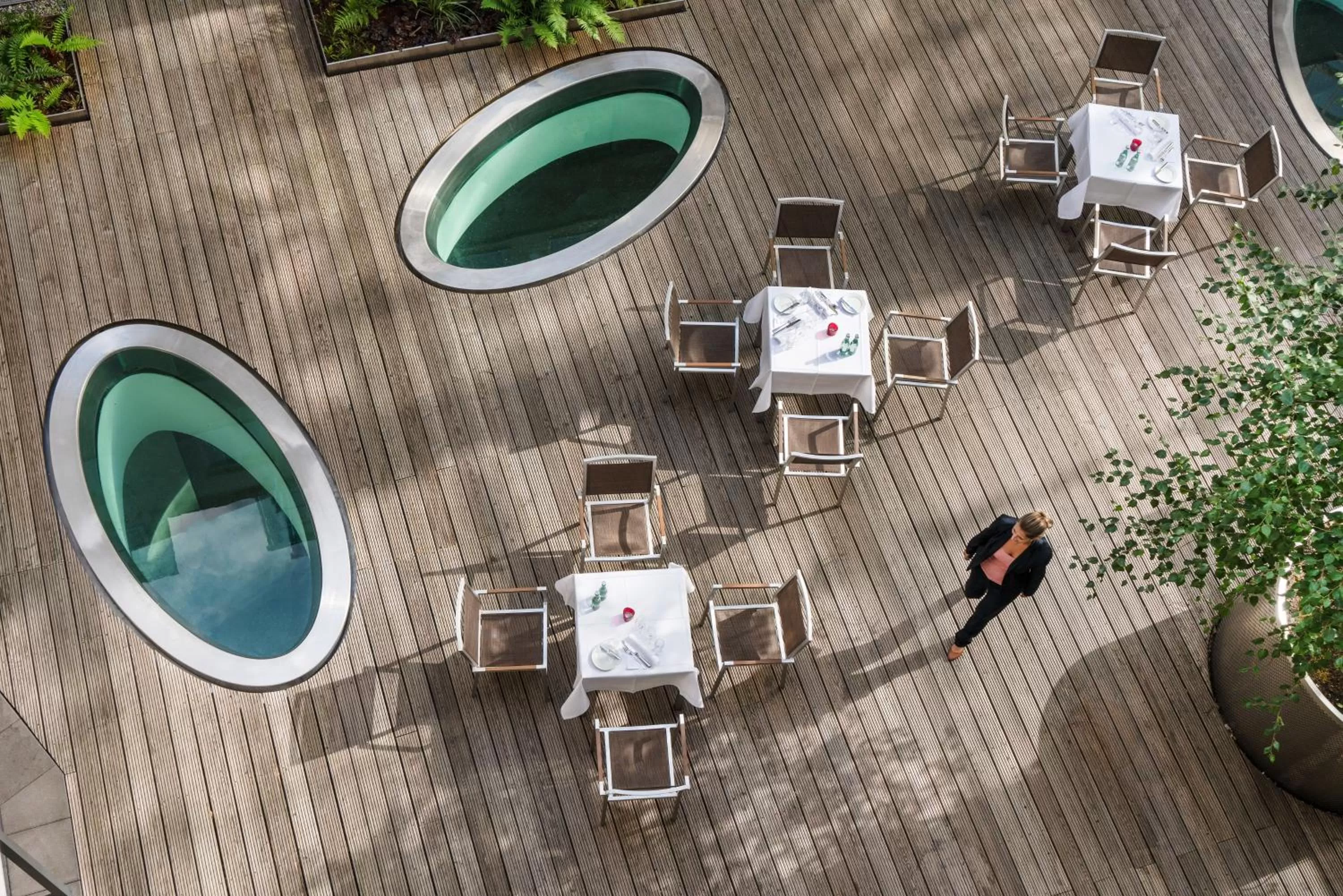 Patio in Mövenpick Hotel Berlin Am Potsdamer Platz