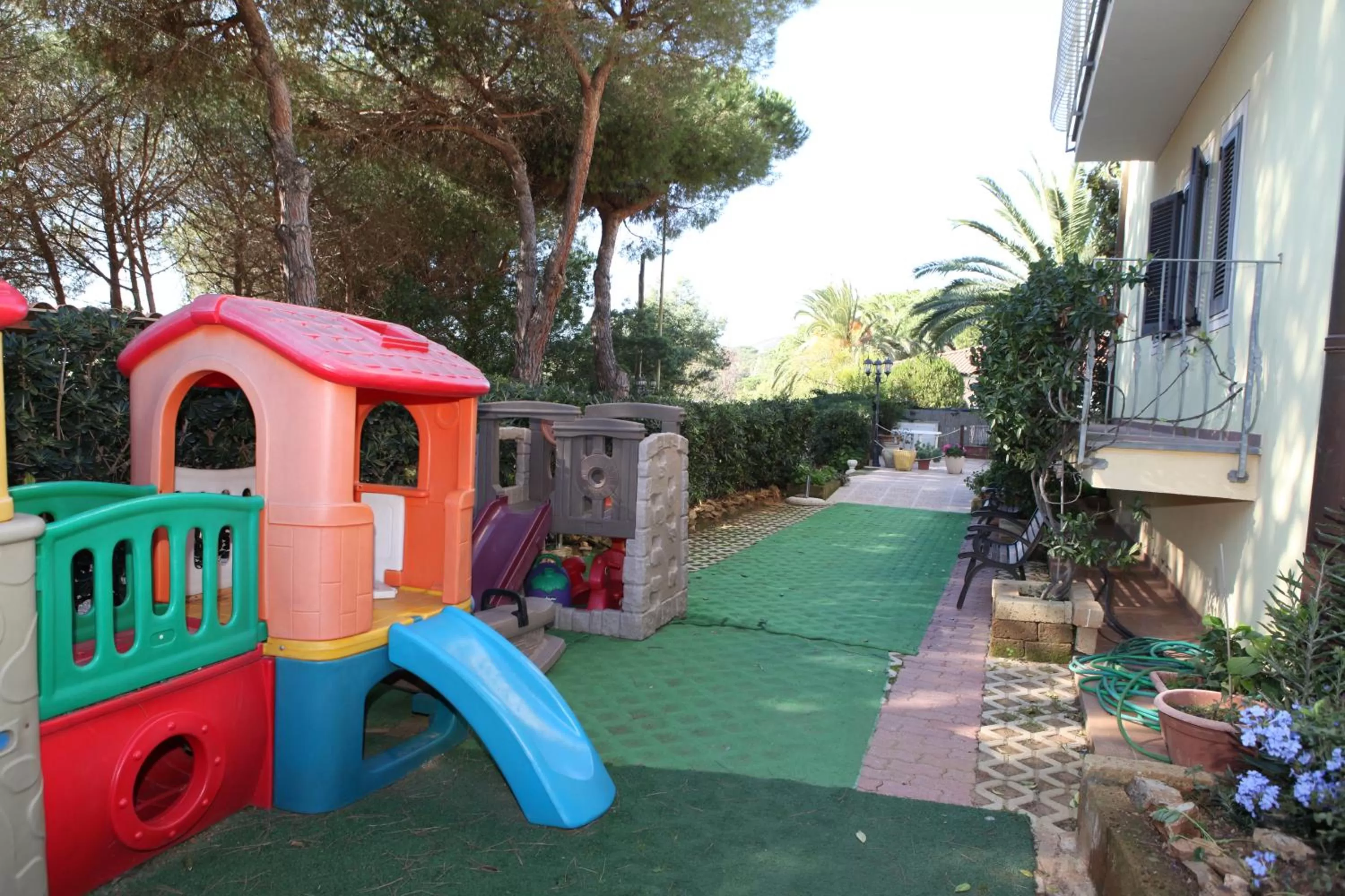 Children play ground in Hotel Villa Wanda
