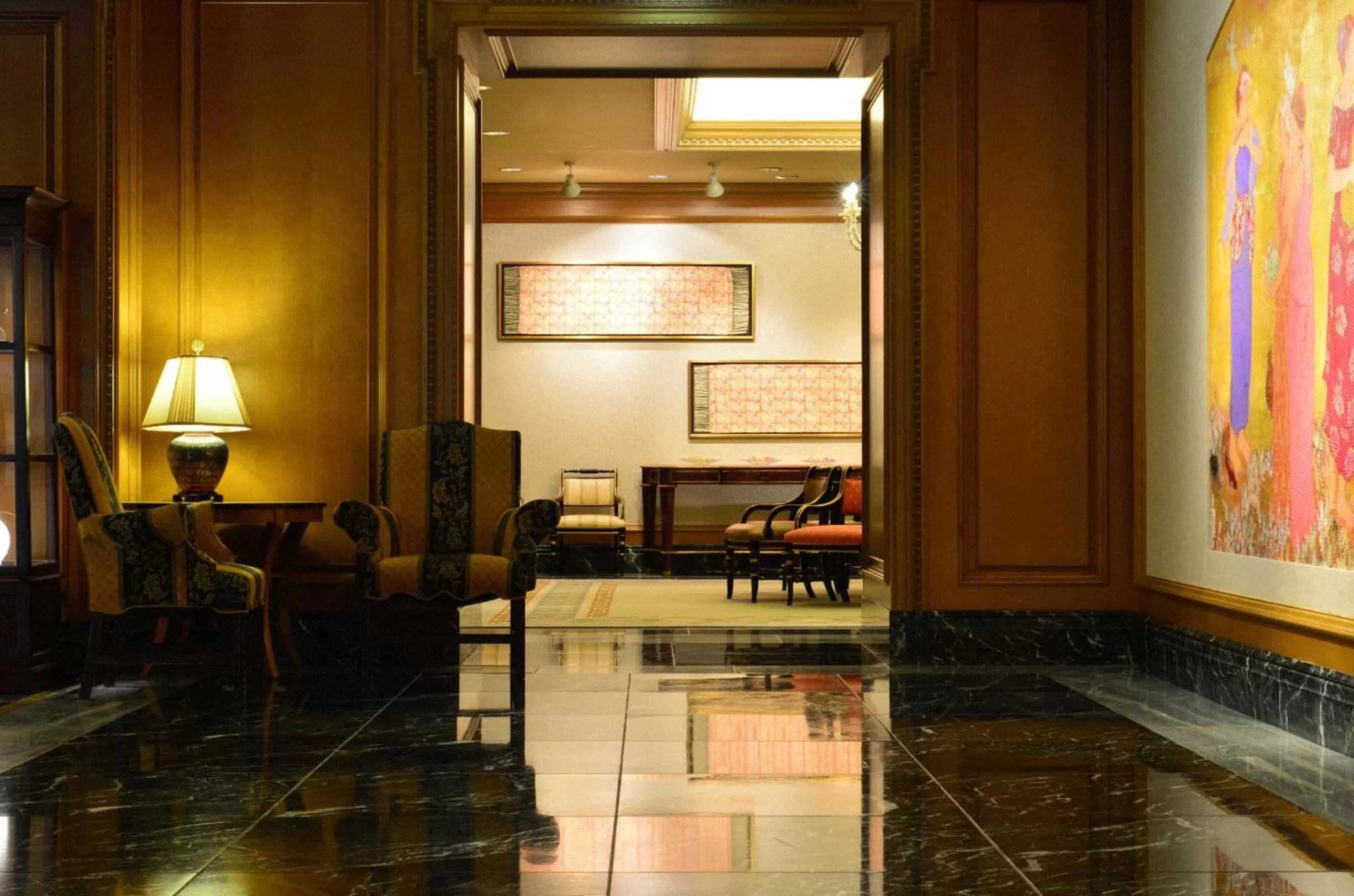 Lobby or reception in Hotel Chinzanso Tokyo