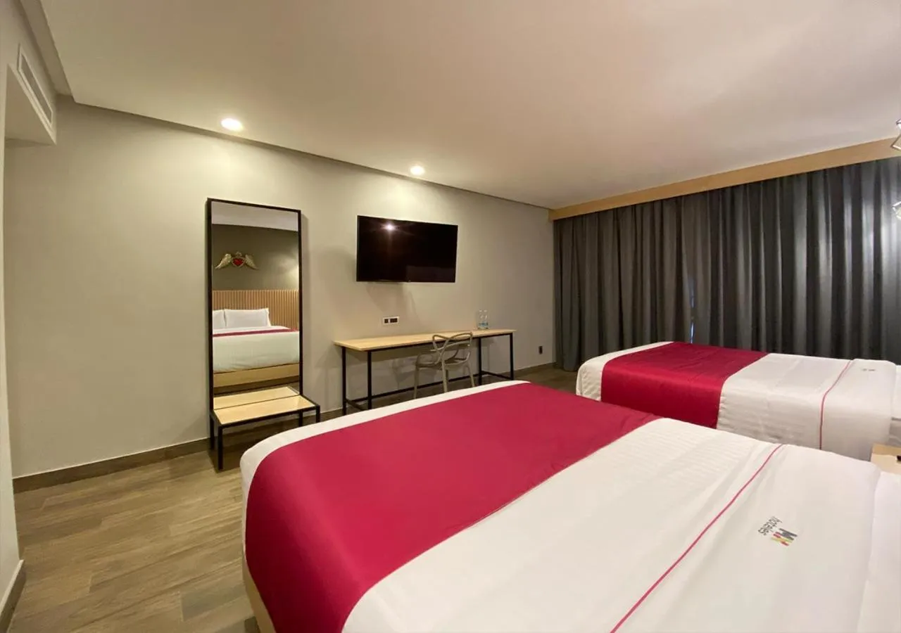 Bed in Hotel MX más san miguel de allende