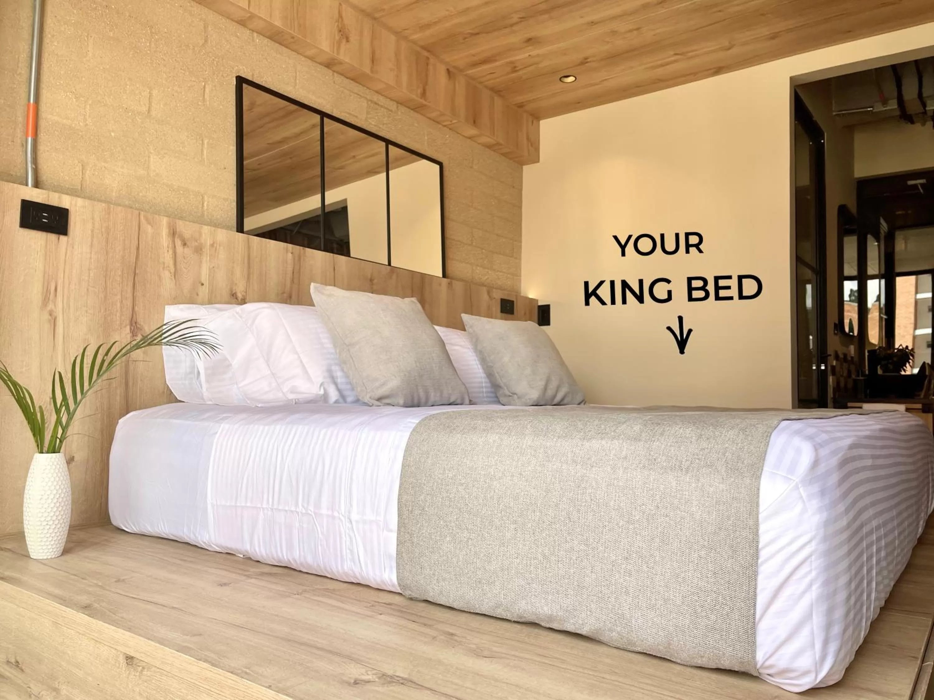 Bed in Beminimal Hotel