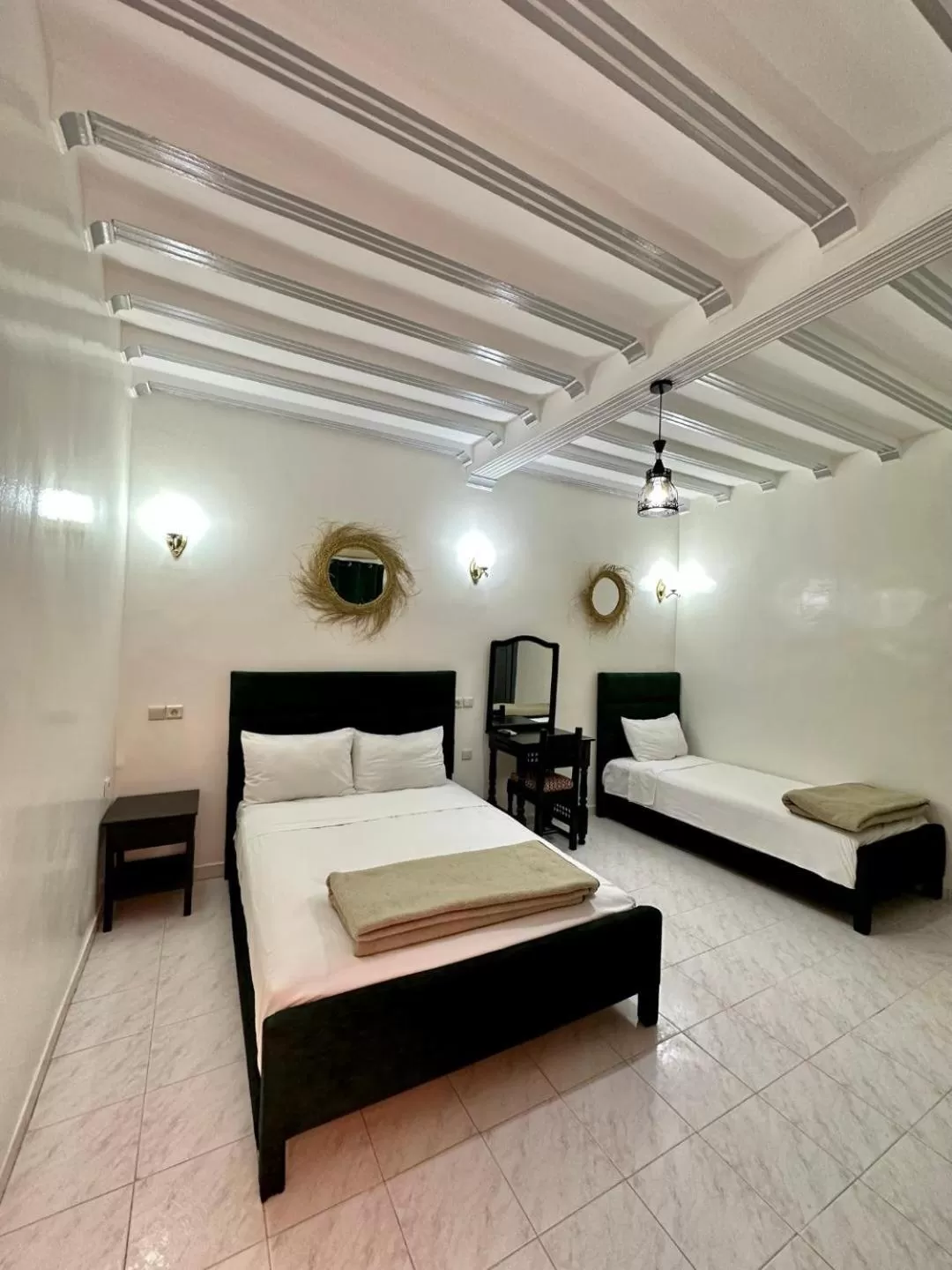 Bed in Hôtel Restaurant Zaghro