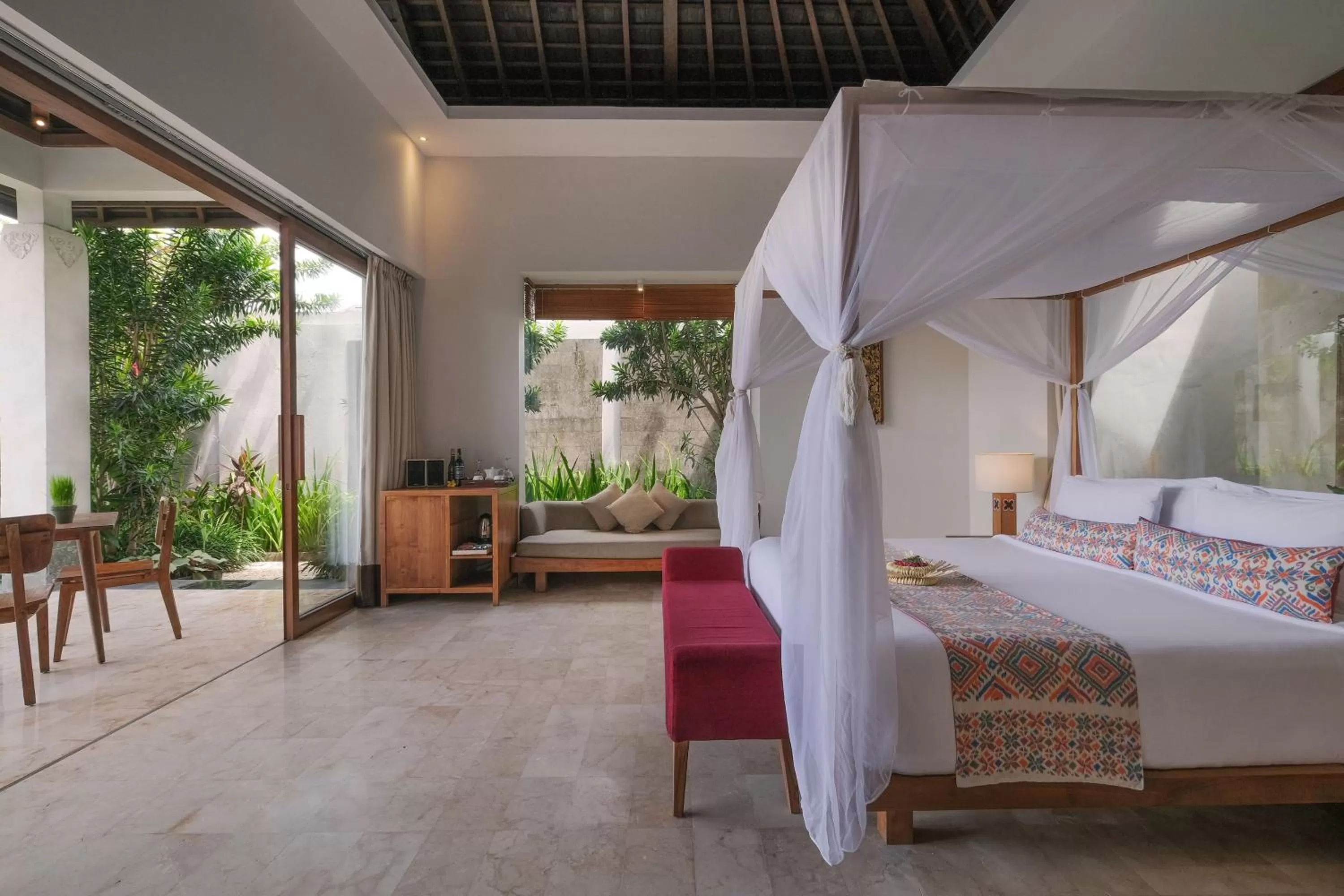 Patio, Bed in Puri Sebali Resort