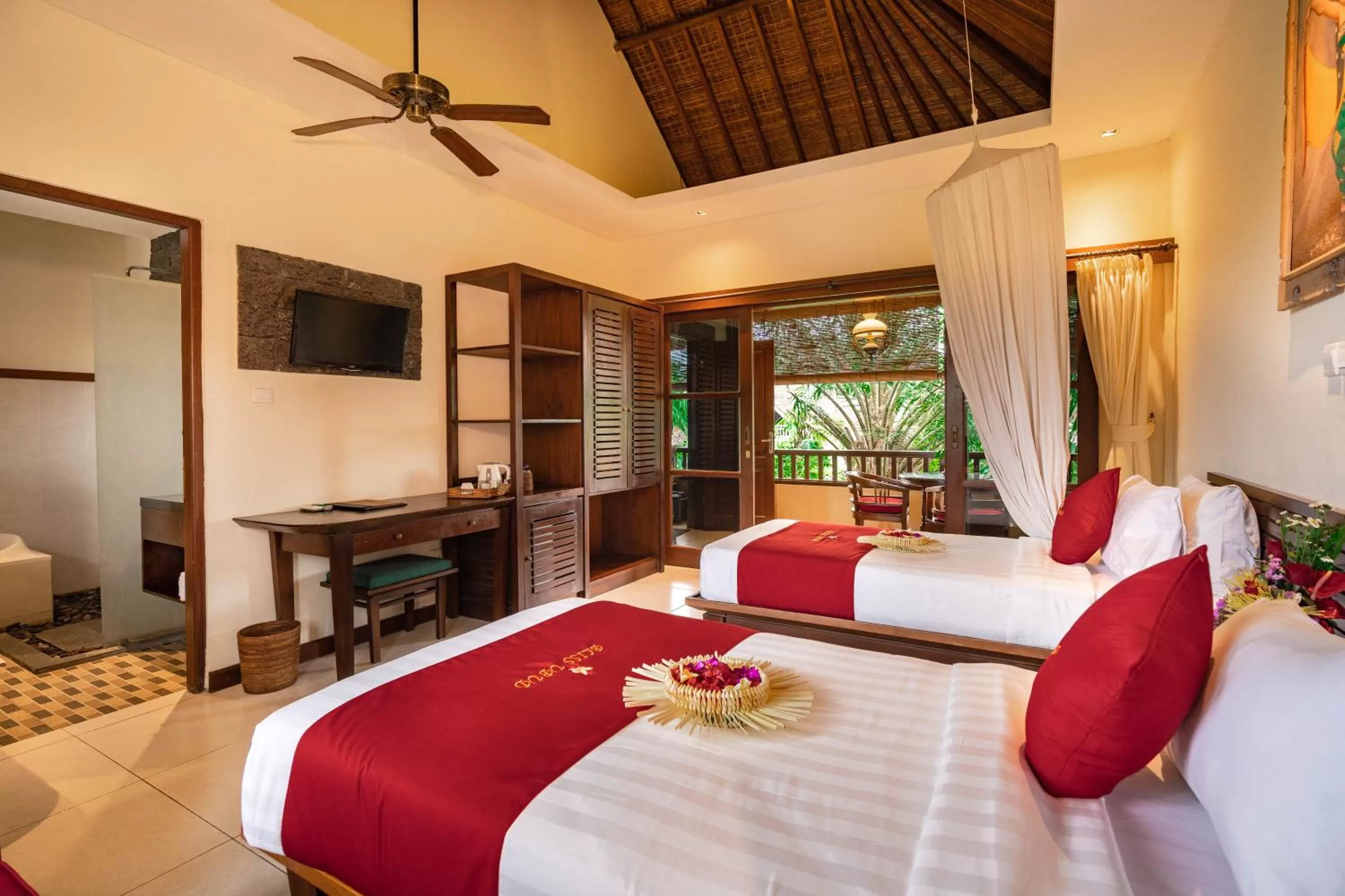 Bedroom, Bed in Bliss Ubud Spa Resort