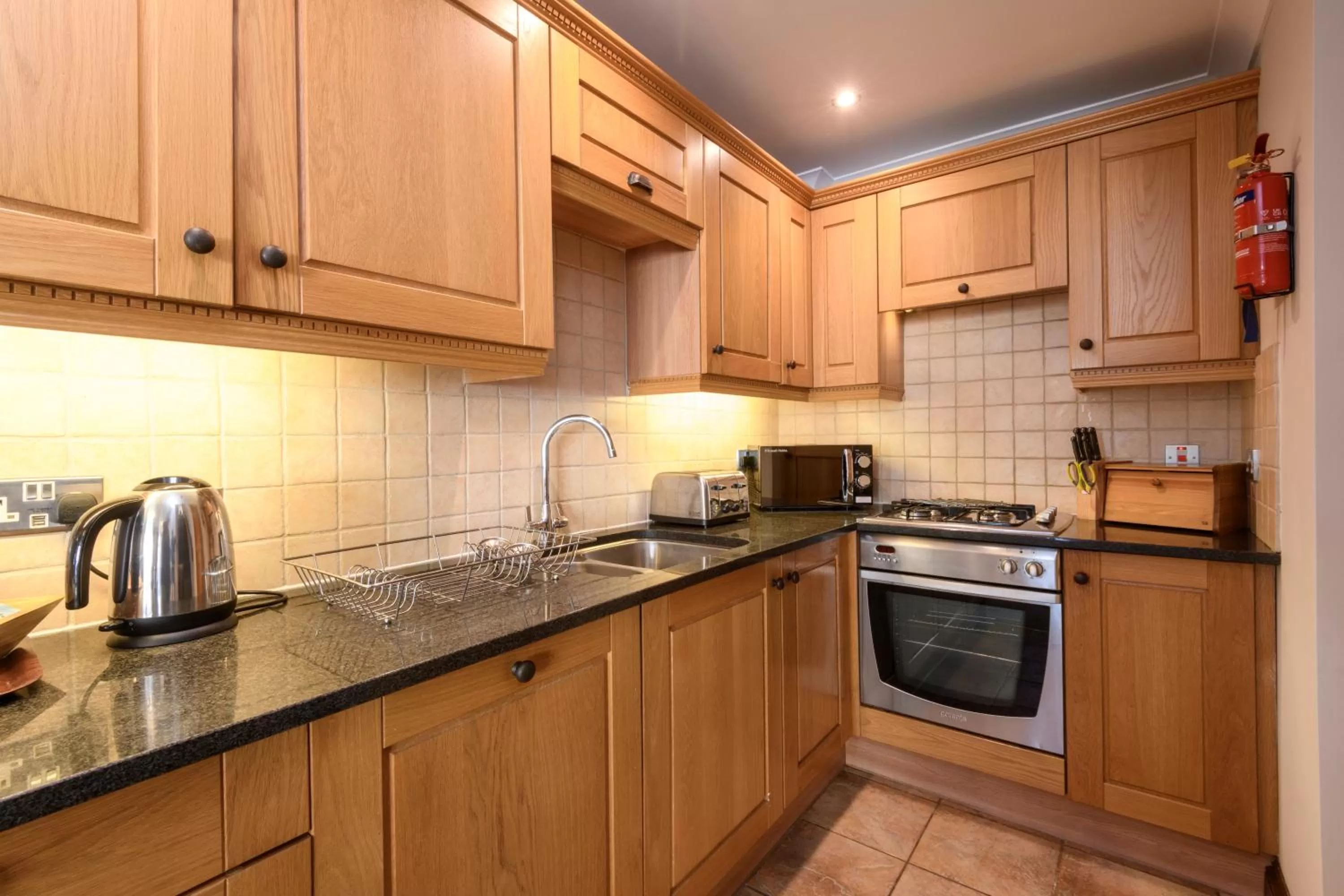 kitchen in Porth Veor Manor Villas & Apartments