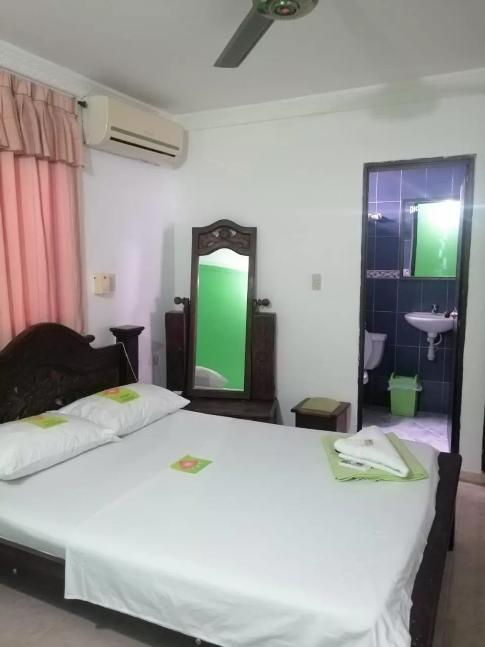 Bed in Hotel Mansión del Cesar