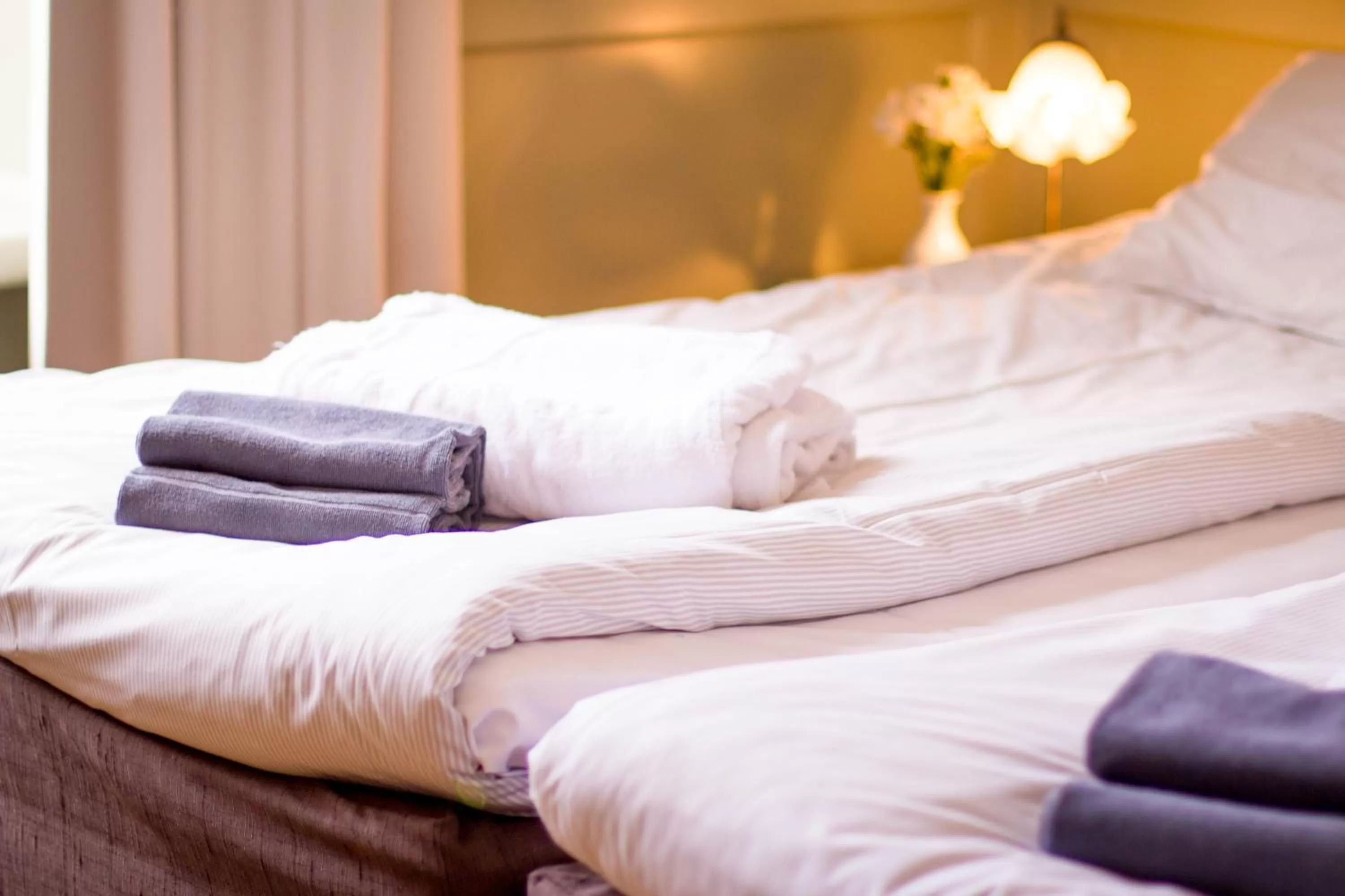 Bed in Waxholms Hotell