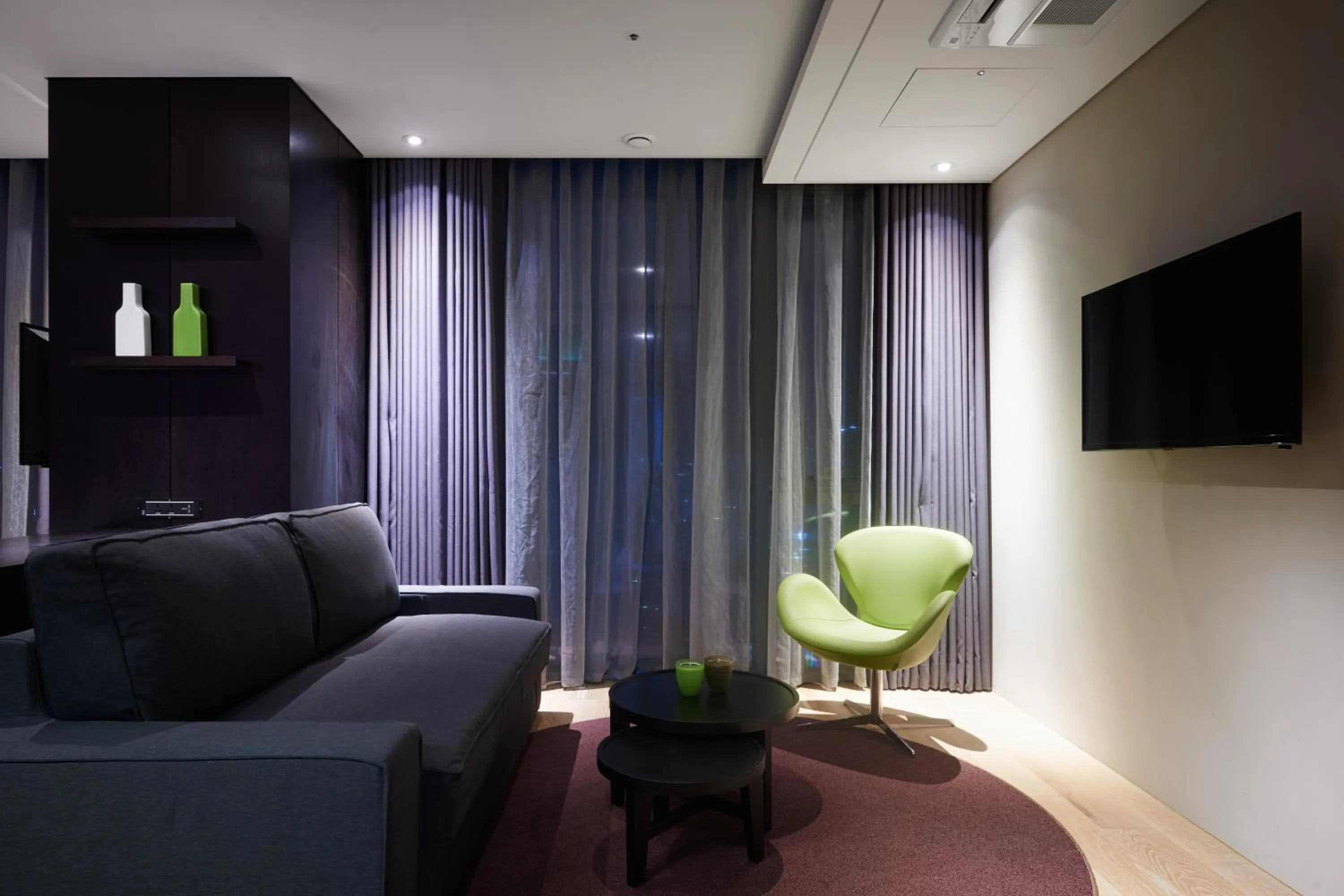 Living room in Hotel Peyto Gangnam