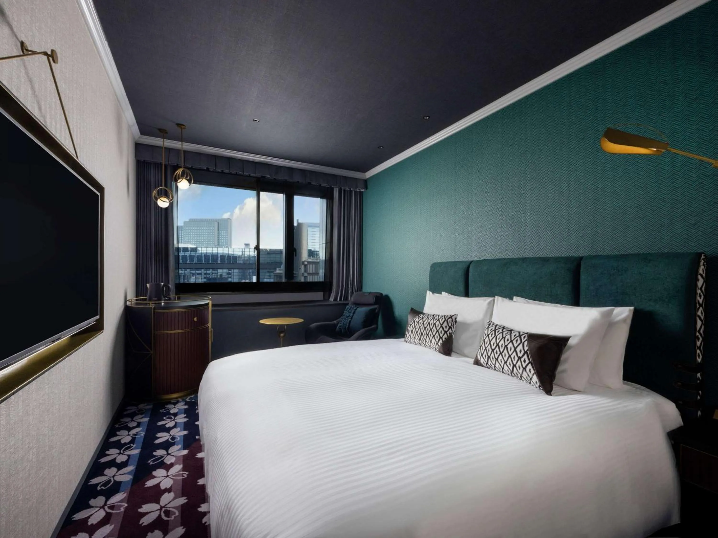 Bedroom, Bed in Dai-ichi Hotel Annex