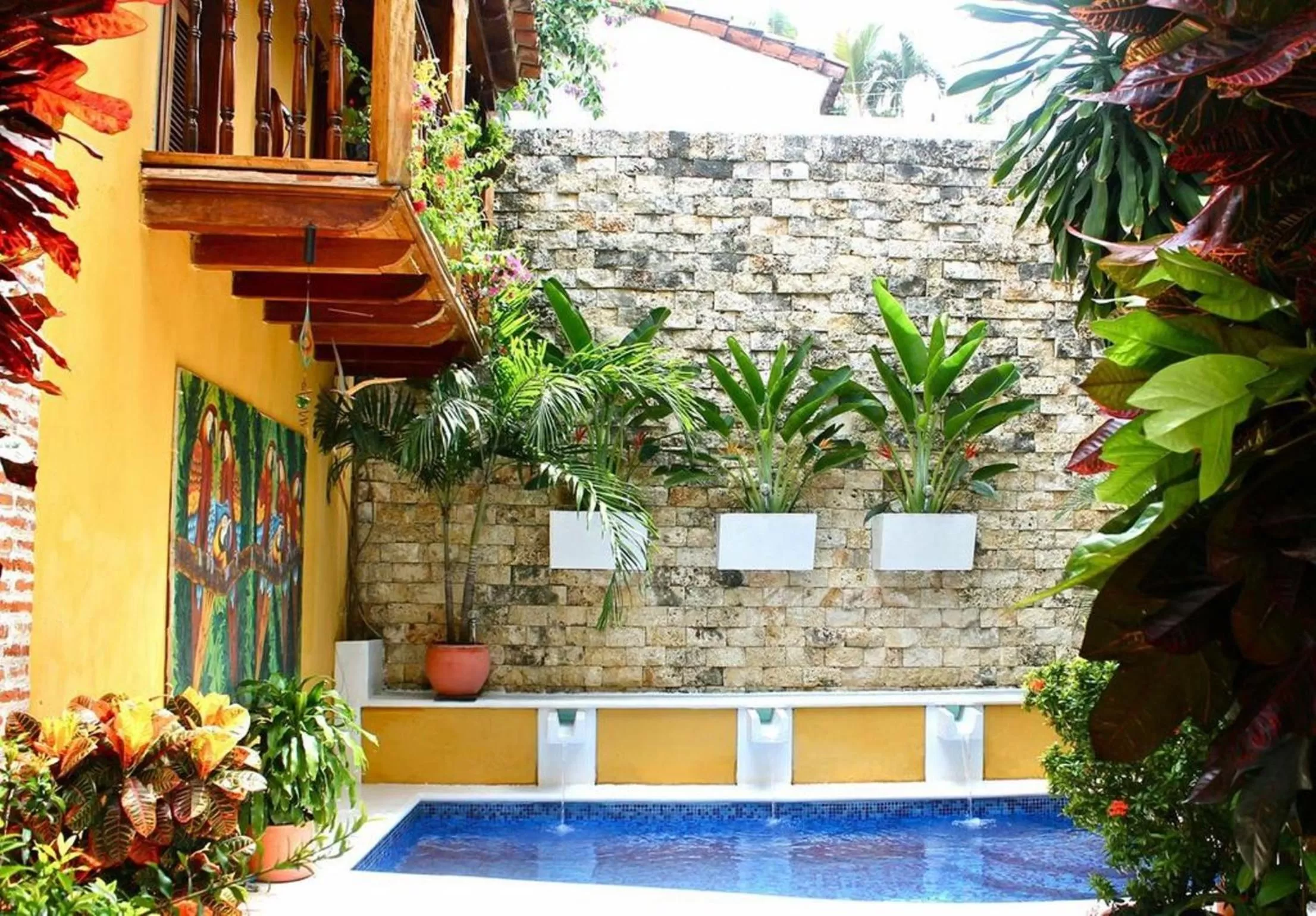 Natural landscape, Swimming Pool in Hotel Casa Gloria Boutique