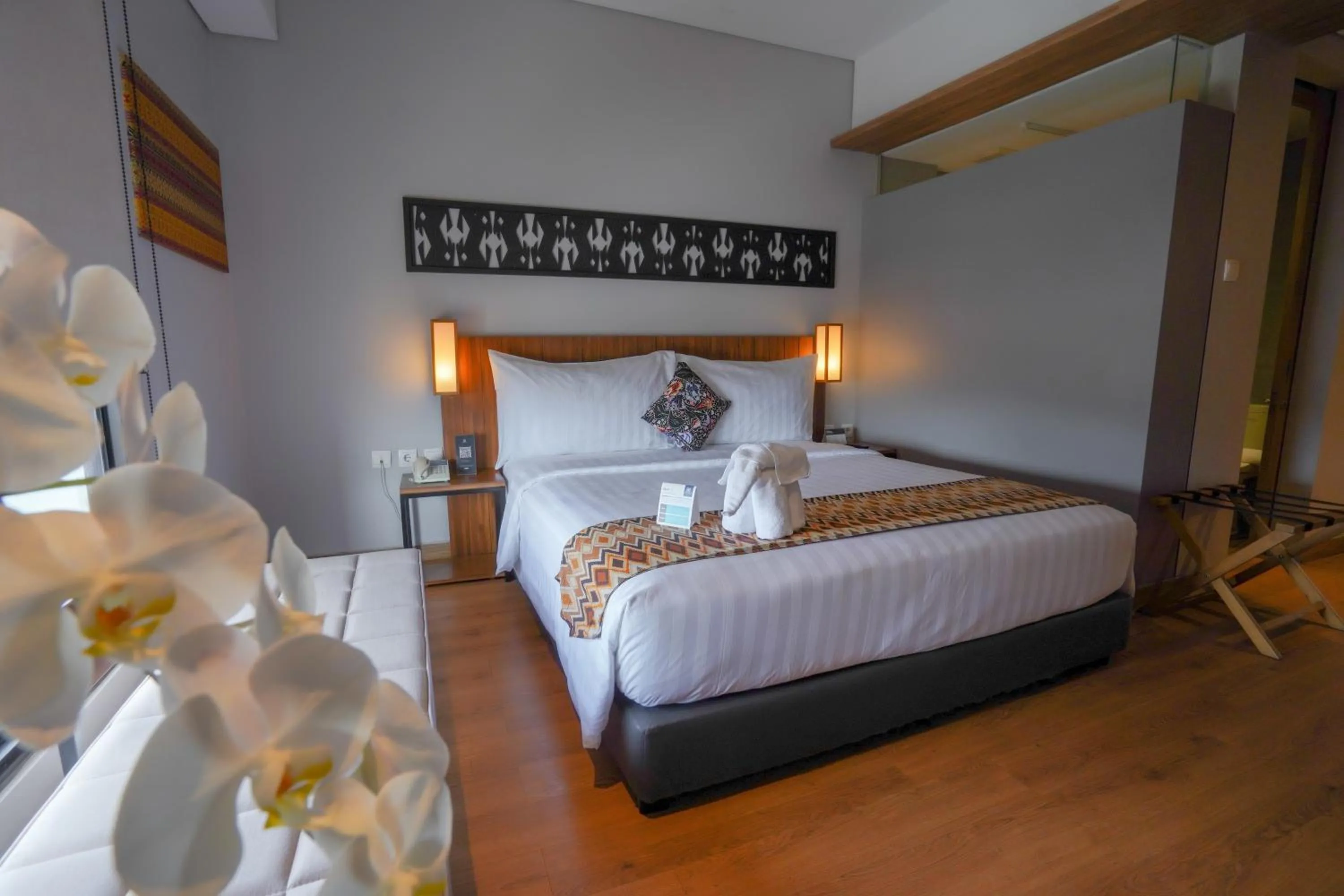 Bed in BATIQA Hotel Lampung