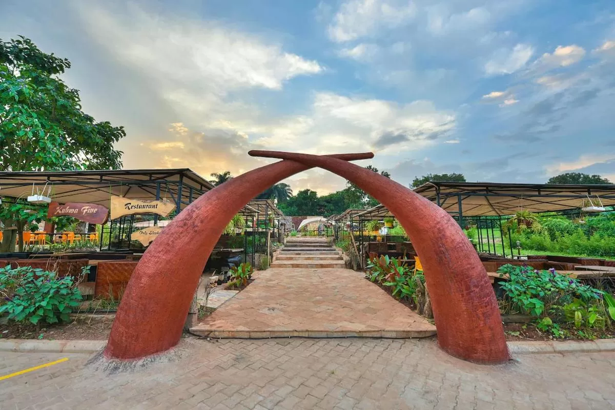 Facade/entrance in African Tribe Suites