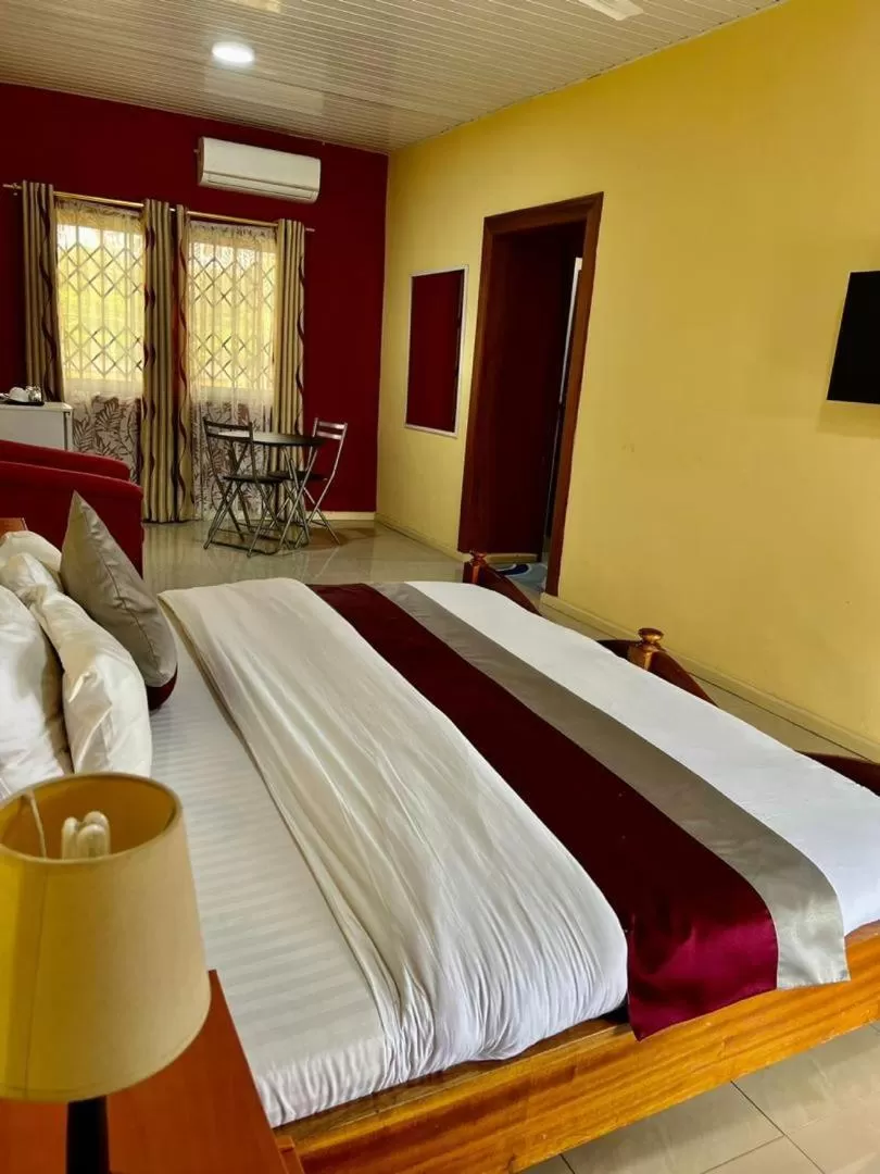 Bed in Hans Cottage Botel