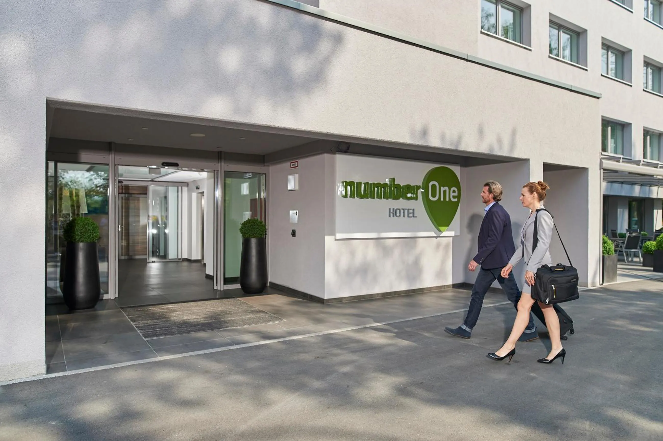 Facade/entrance in numberOne Hotel