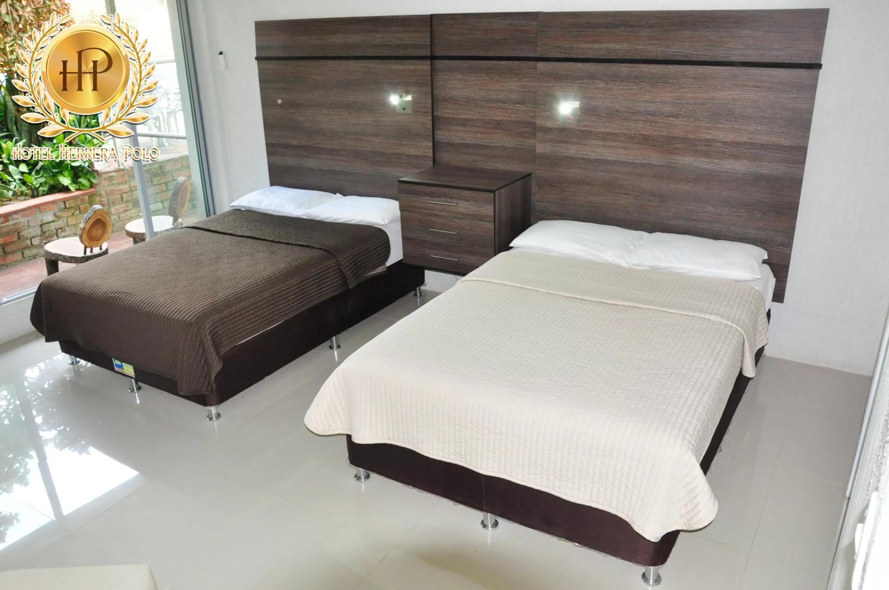 Bed in Hotel Herrera Polo