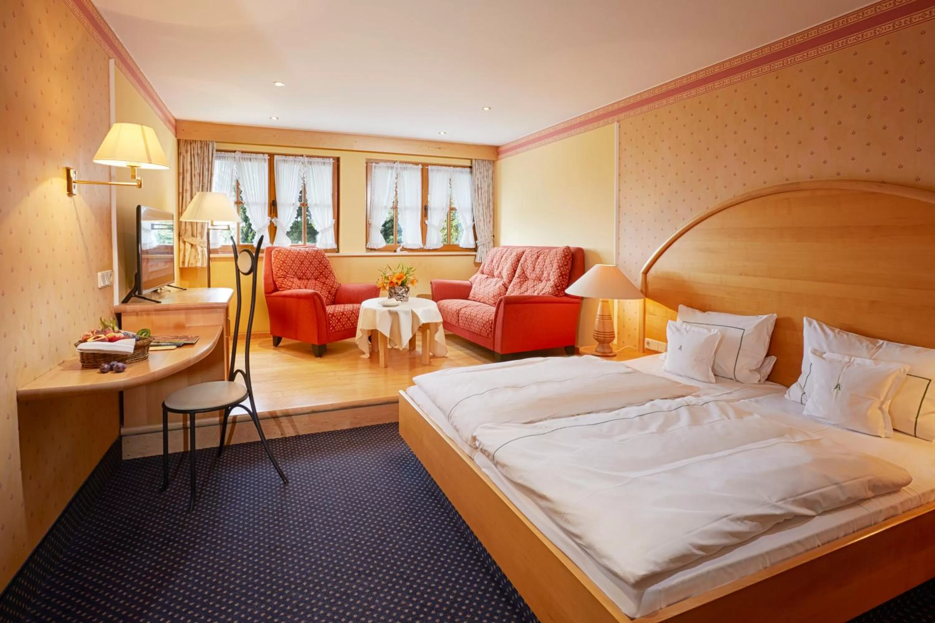 Mountain view, Bed in Waldhaus Ohlenbach