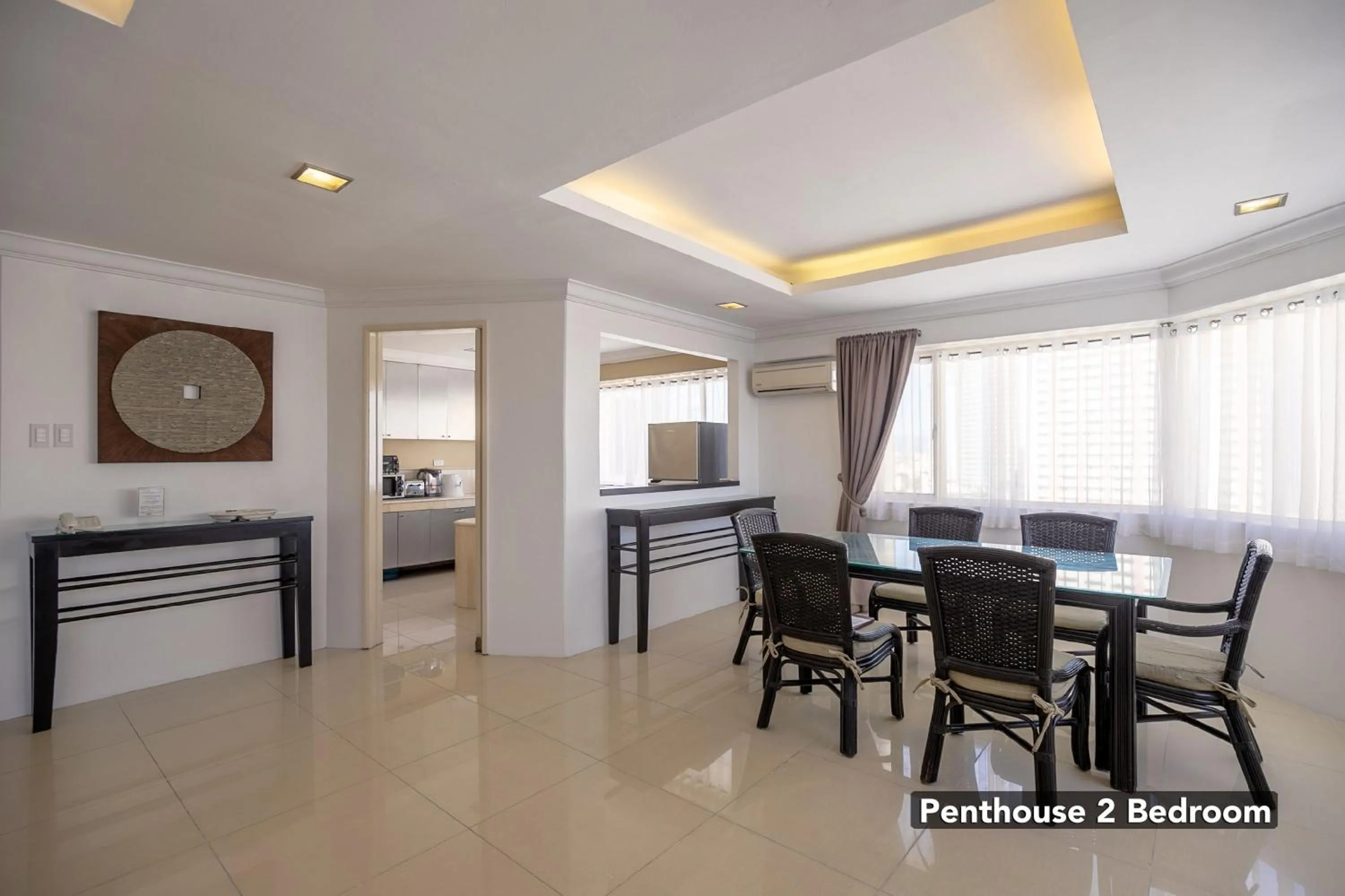 Dining area in Orchid Garden Suites