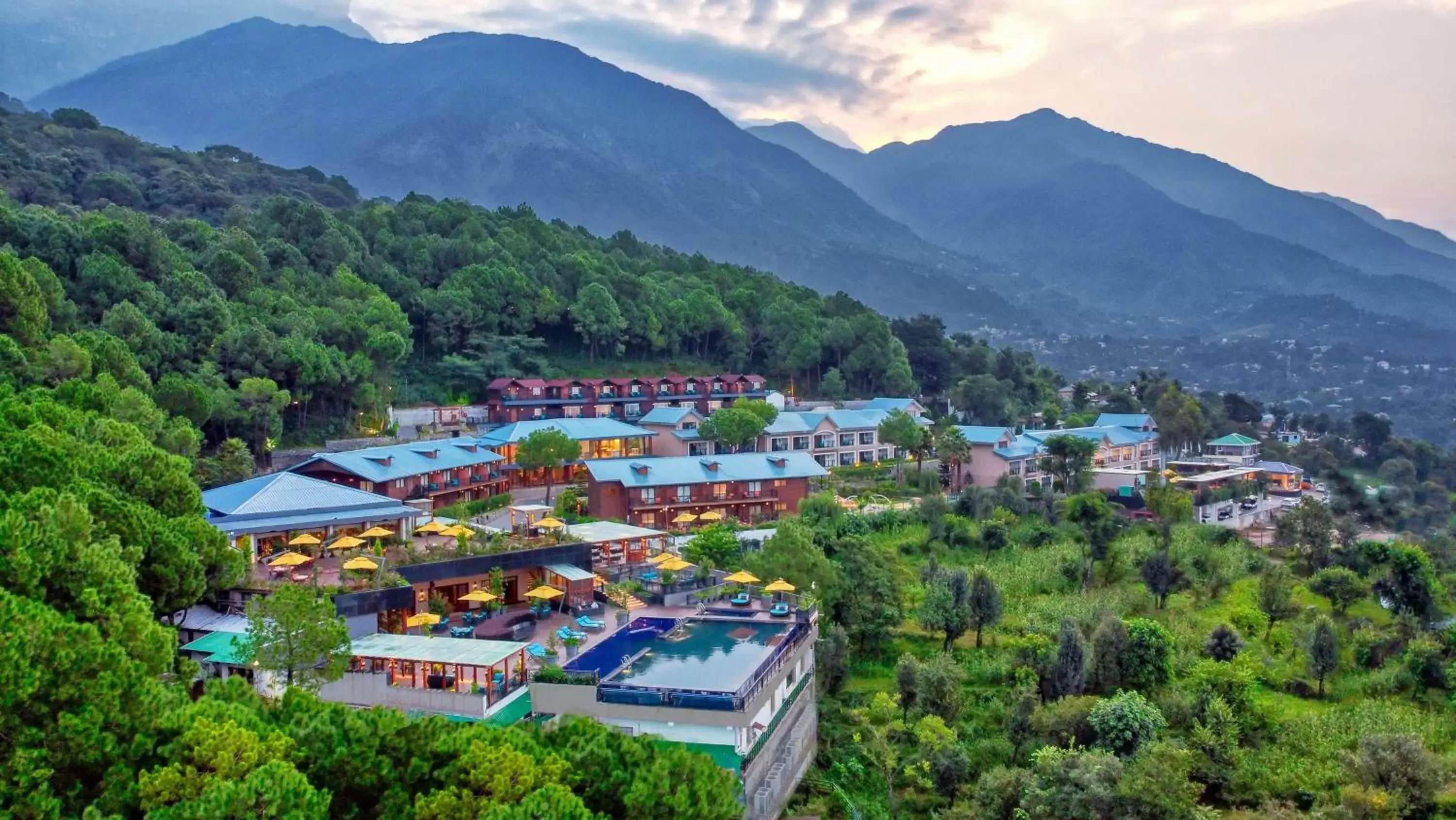 Property building, Bird's-eye View in Radisson Blu Resort Dharamshala Property building, Bird's-eye View in Radisson Blu Resort Dharamshala