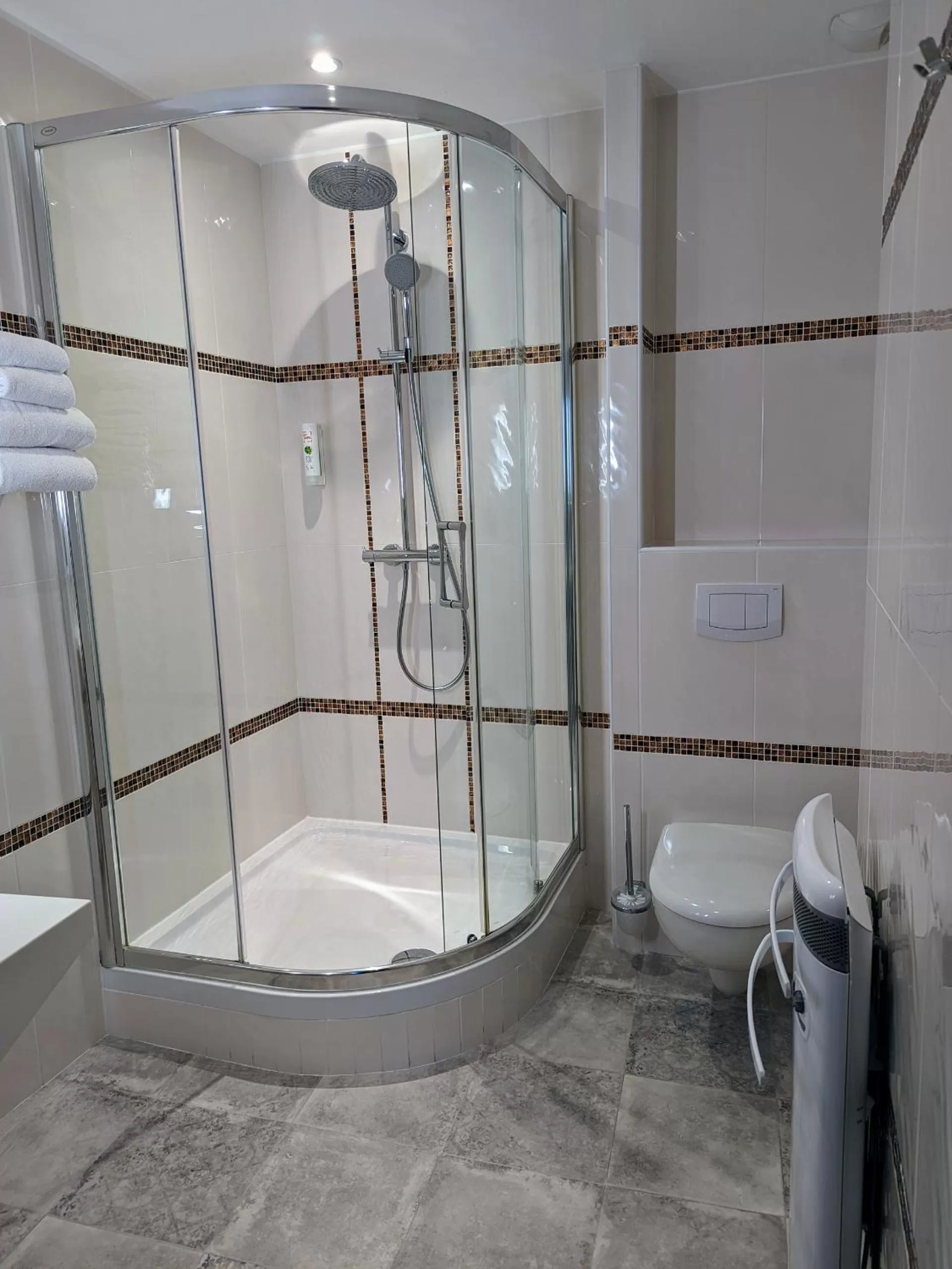 Shower in HOTEL ARVERNA VICHY - ClT'HOTEL
