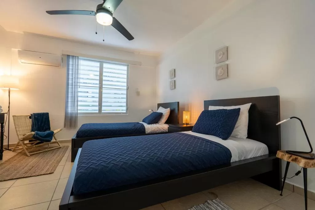 Bed in El Flamingo Beach Club