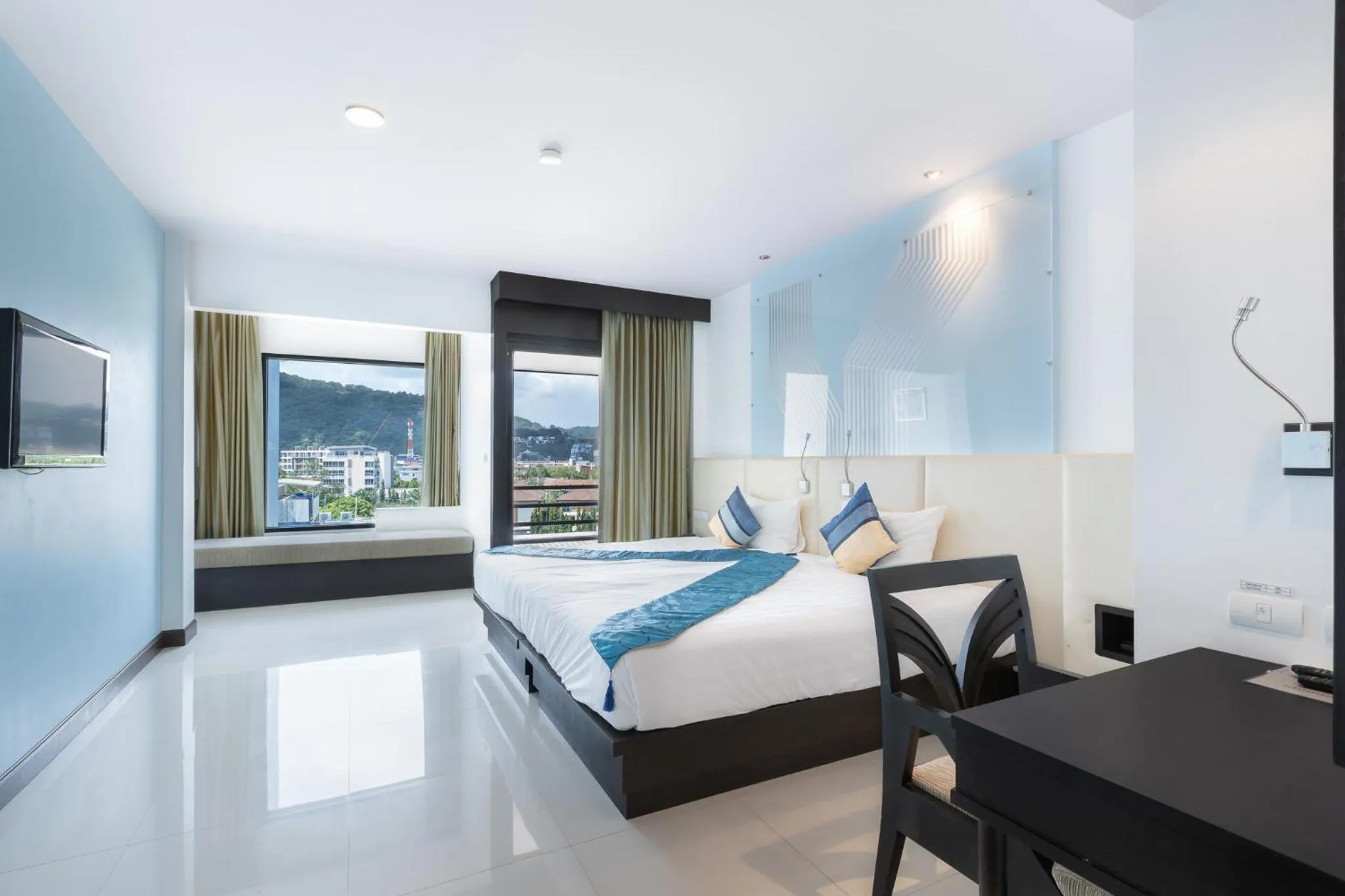 Bed in The BluEco Hotel SHA Plus