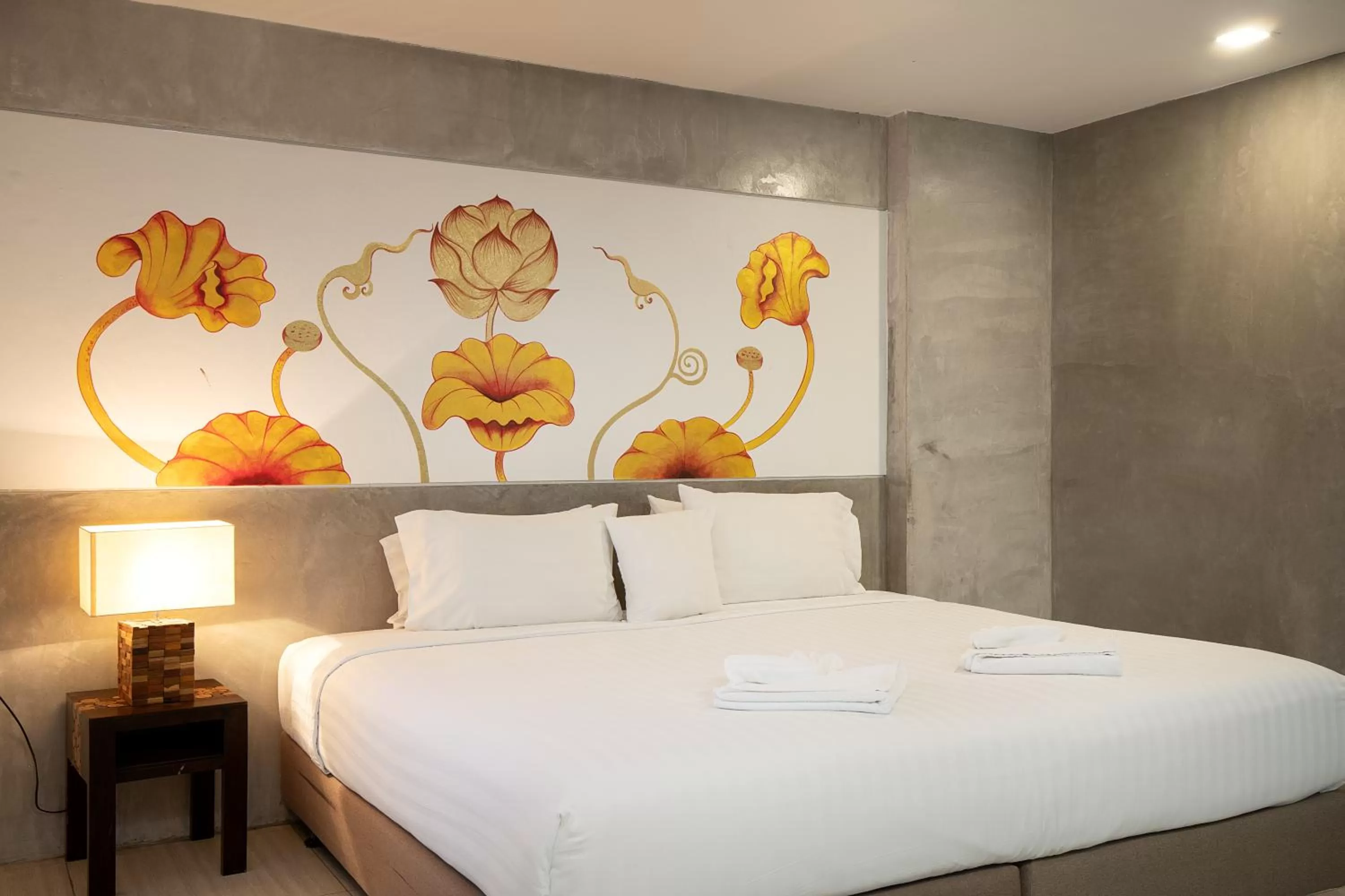 Bed in The Riche Boutique Hotel Don Mueang Airport