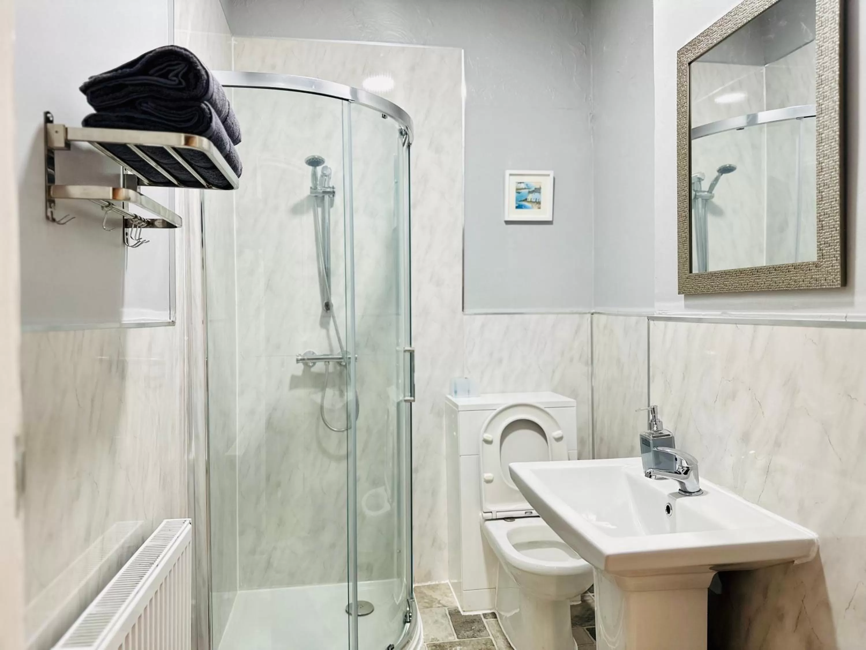 Shower, Bathroom in Sandys Holidays Home