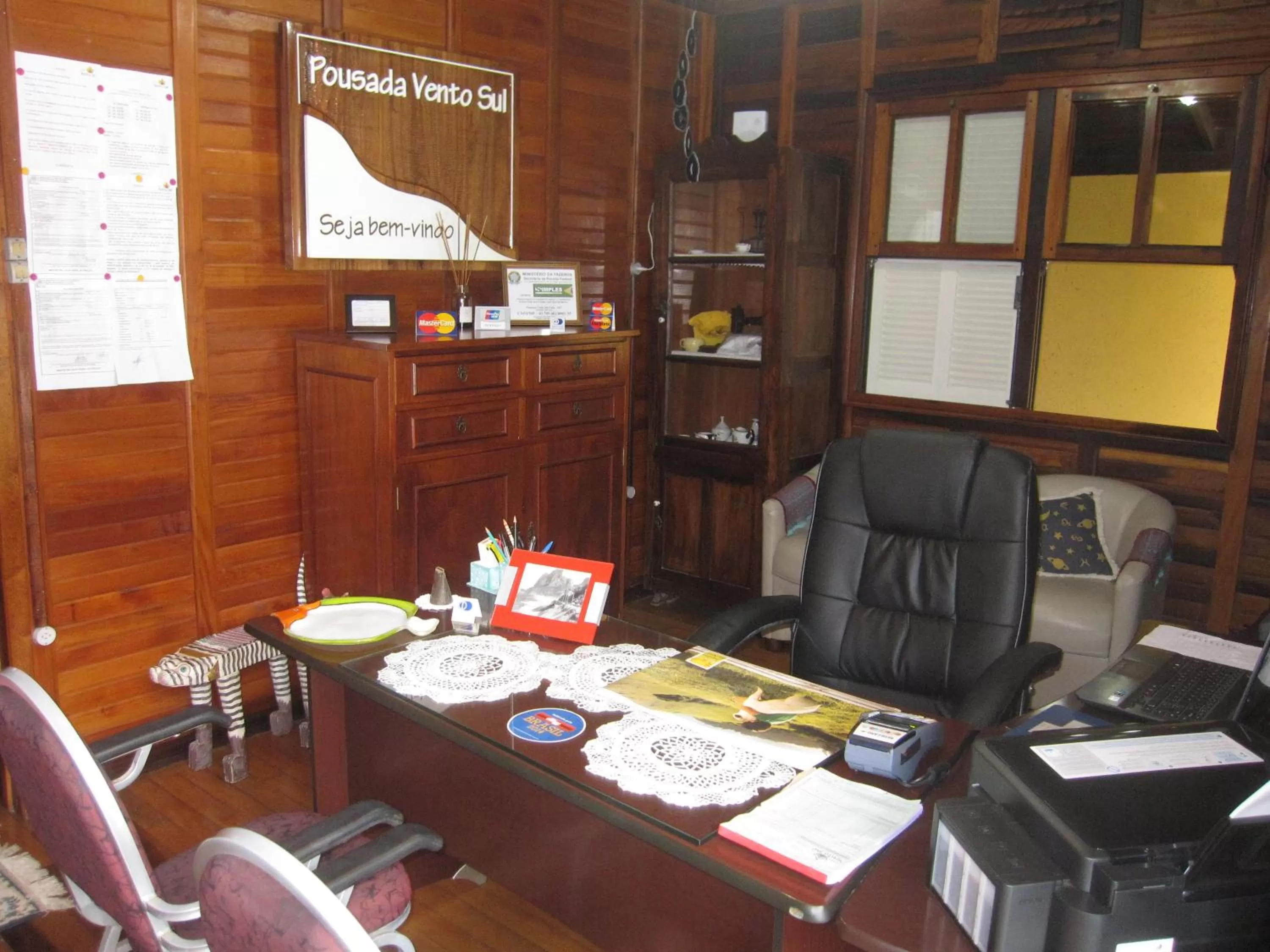 Lobby or reception, Restaurant/Places to Eat in Pousada Vento Sul