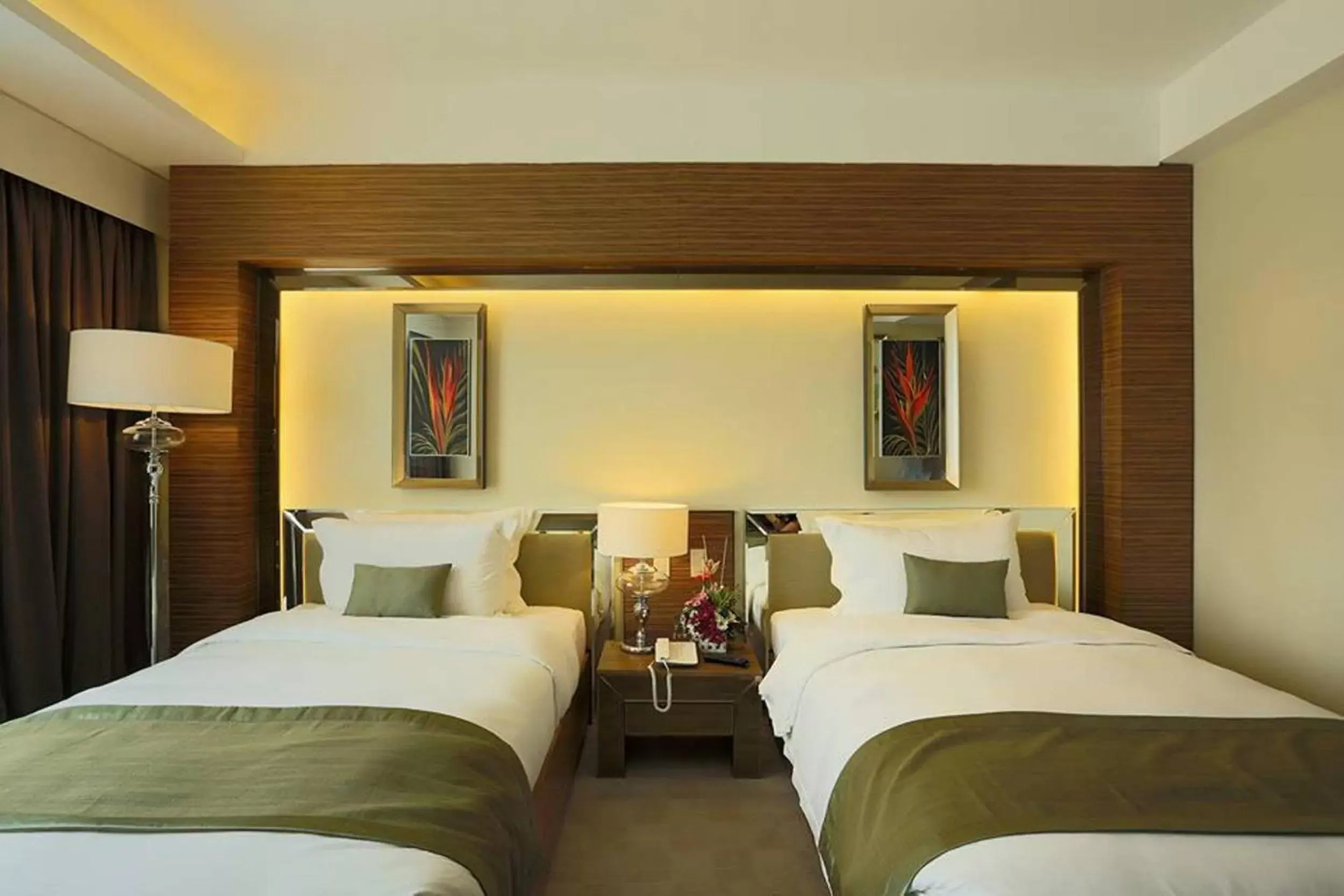 Deluxe Twin Room in Greenleaf Hotel Gensan Deluxe Twin Room in Greenleaf Hotel Gensan