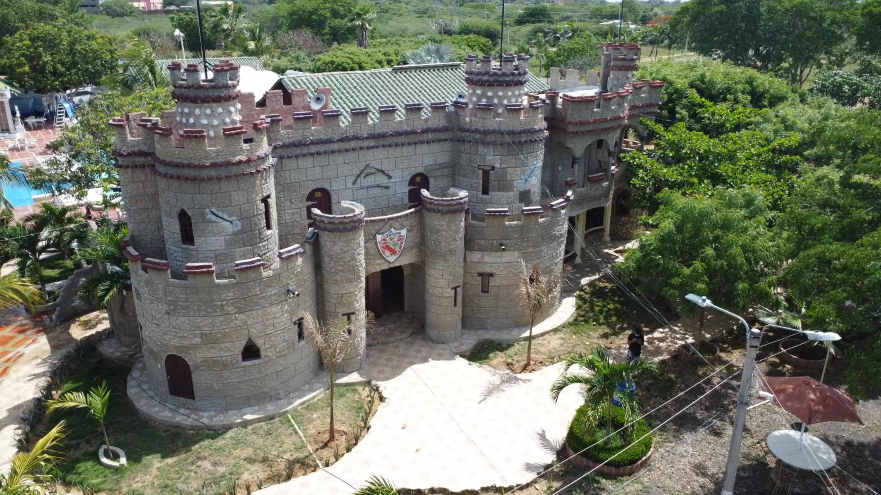 Property building, Bird's-eye View in Eco-Hotel Villa Elina