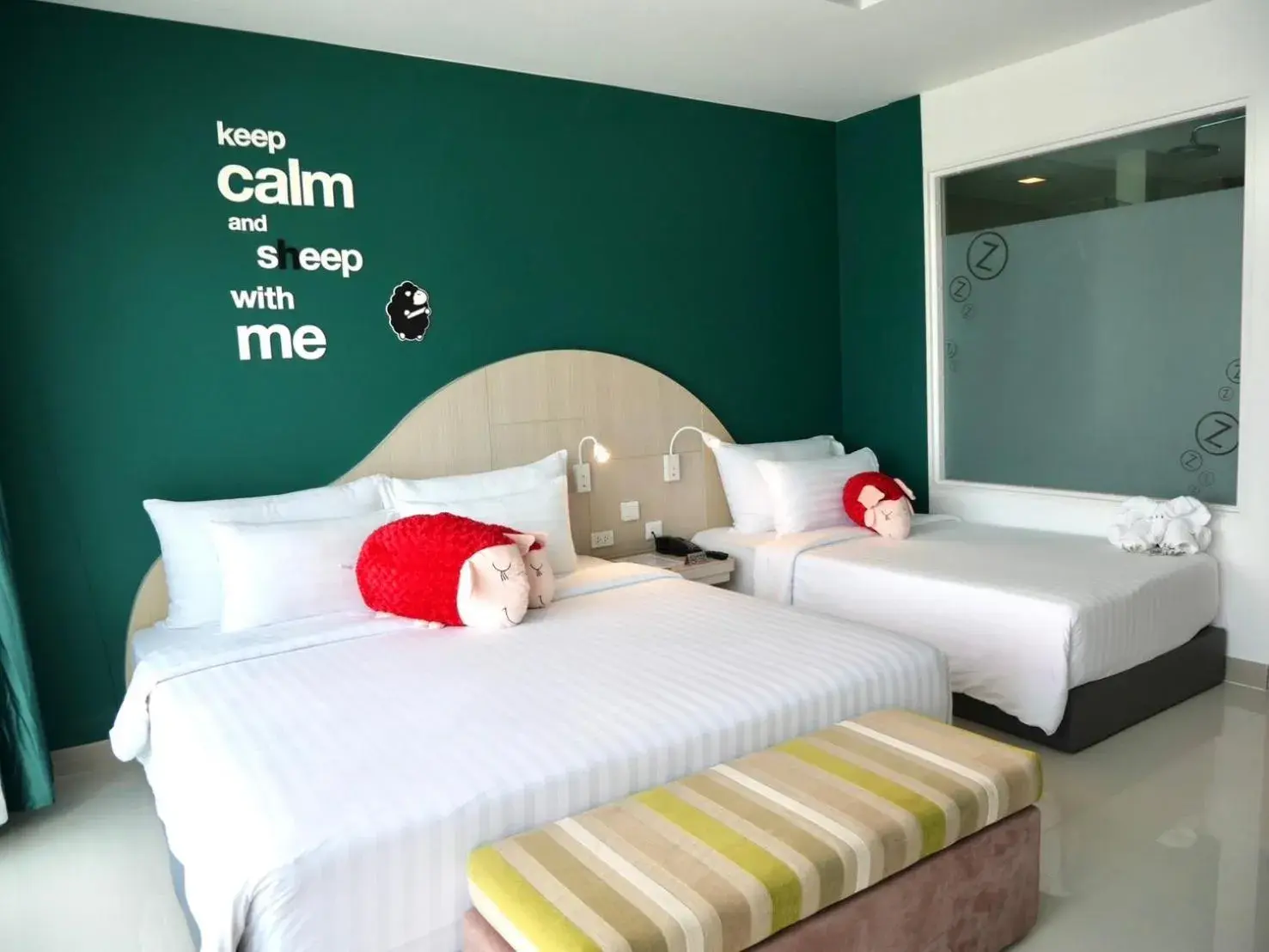 Deluxe Double Room with Spa Bath  in SLEEP WITH ME HOTEL design hotel @ patong (SHA Plus+) Deluxe Double Room with Spa Bath  in SLEEP WITH ME HOTEL design hotel @ patong (SHA Plus+)
