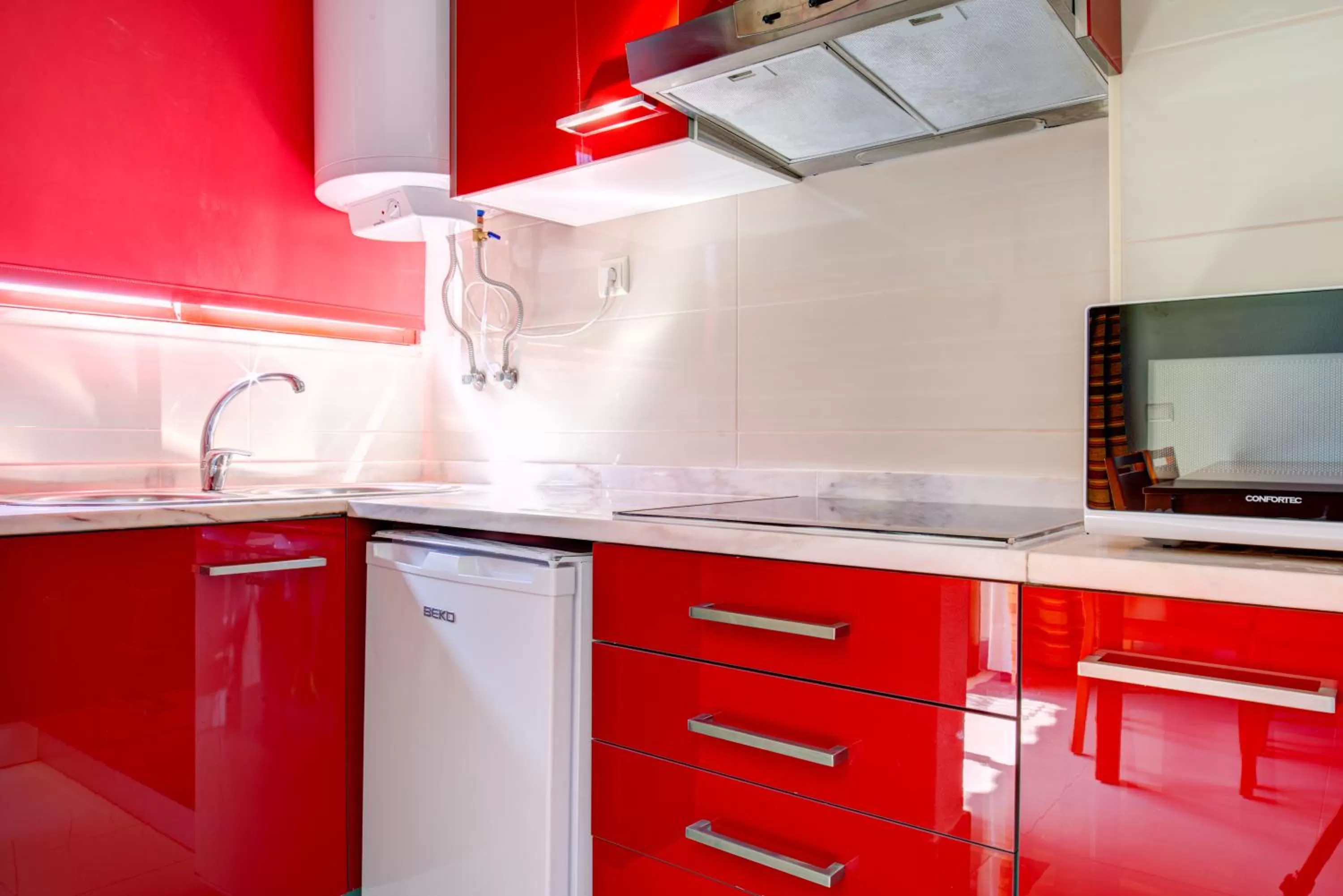 Kitchen or kitchenette in Choromar Apartments