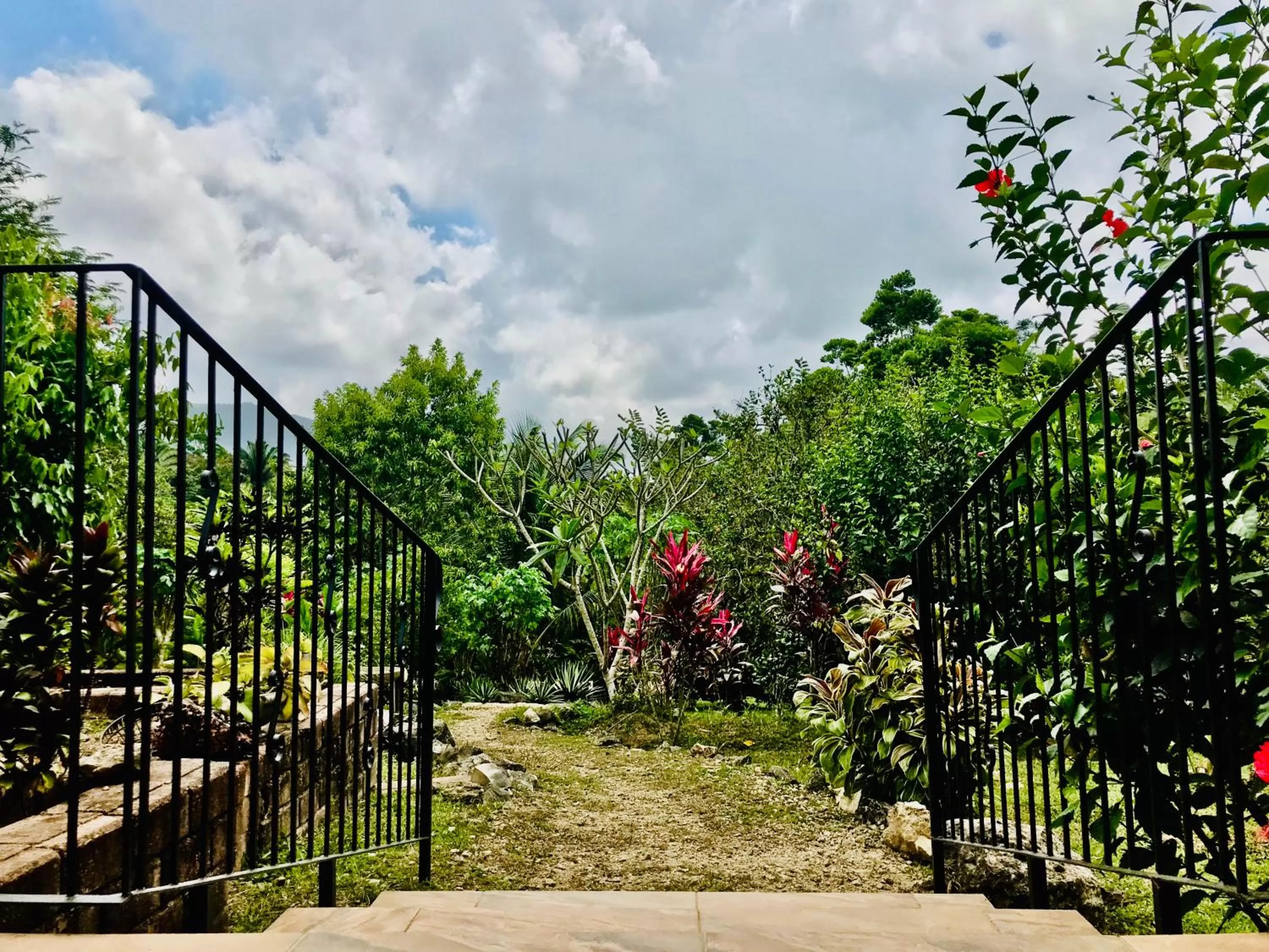 Garden view in Sattva Land