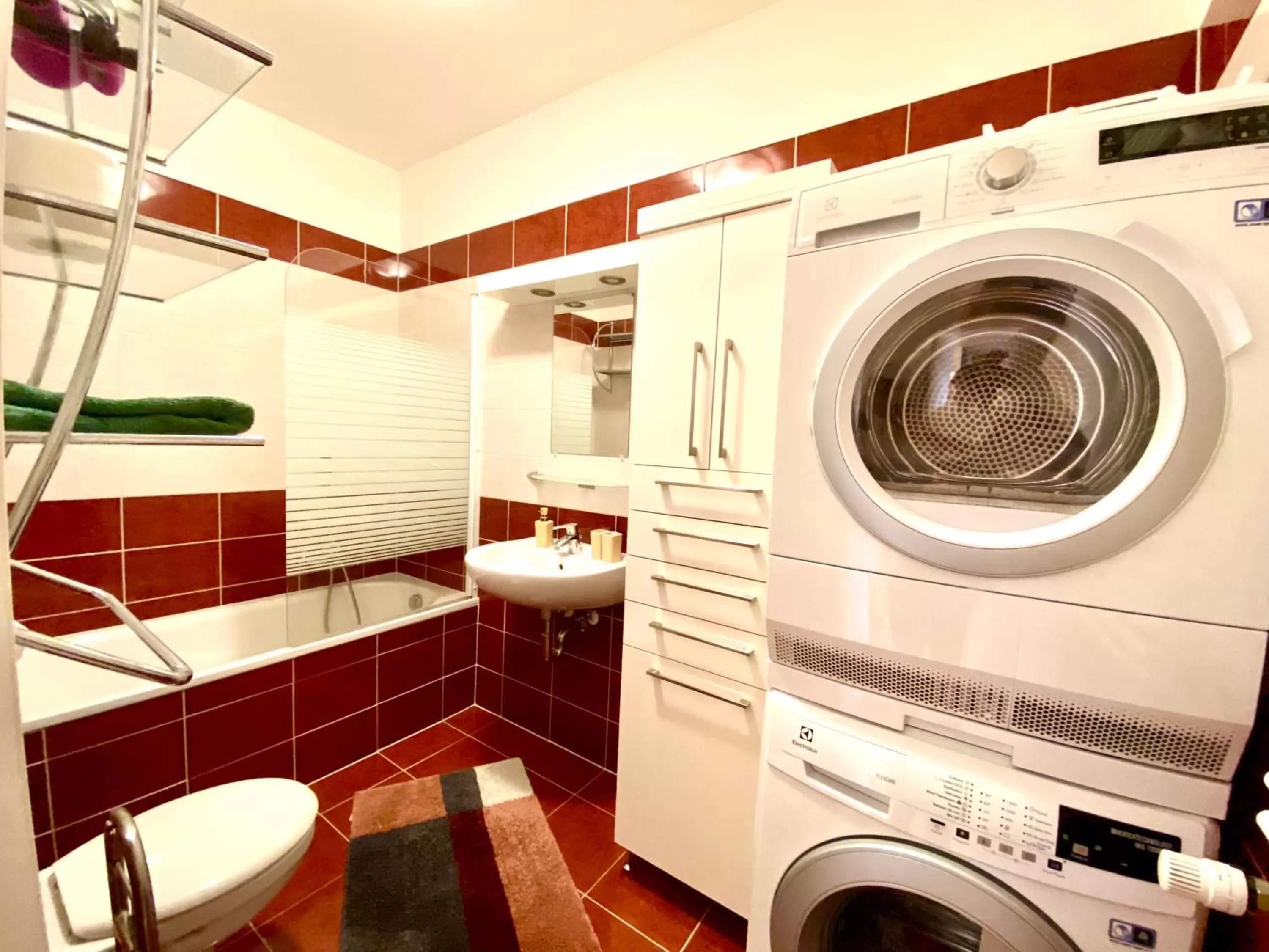 Toilet in Keleti Aparthotel