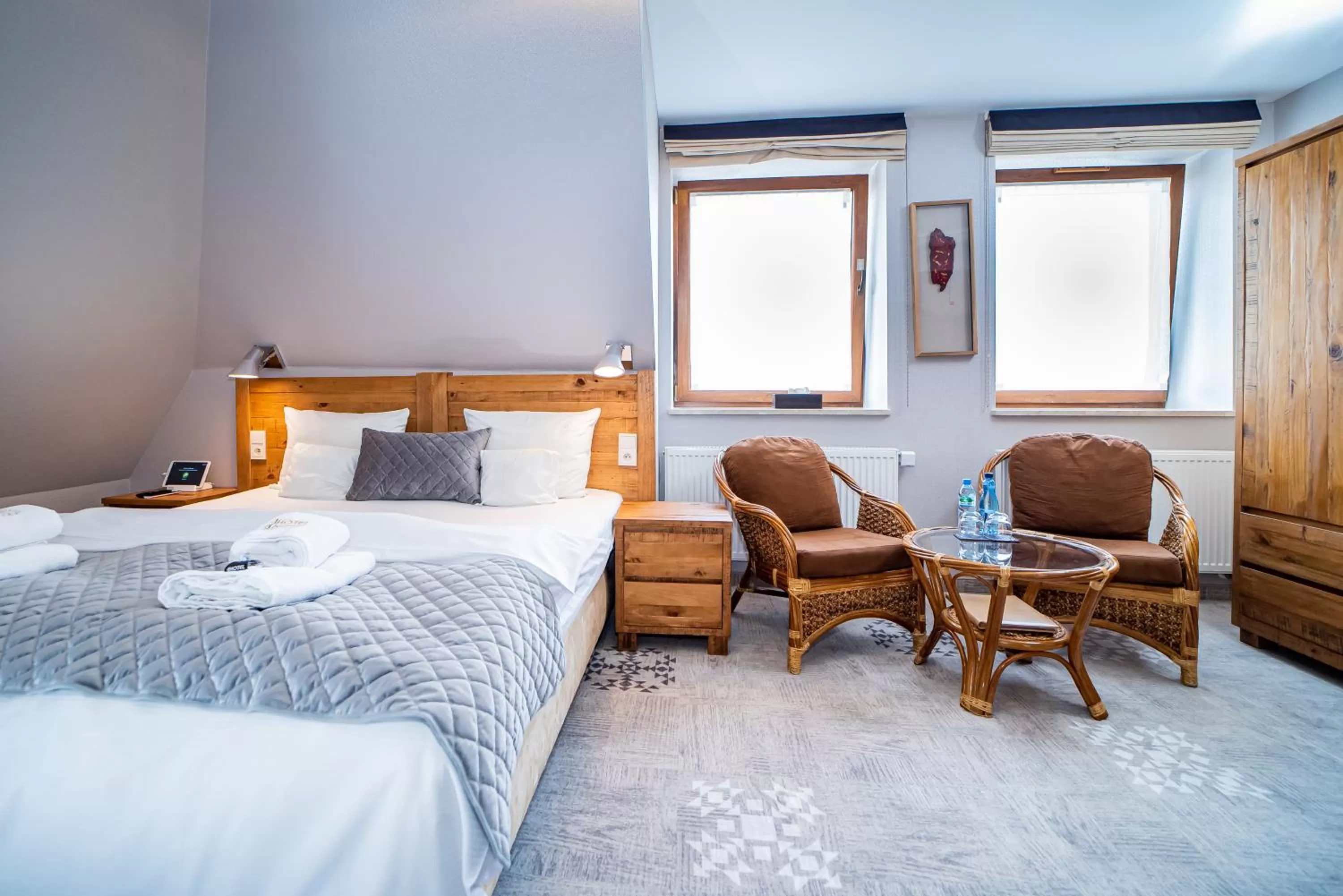 Bed in Hotel Żywiecki Medical SPA & Sport Żywiec