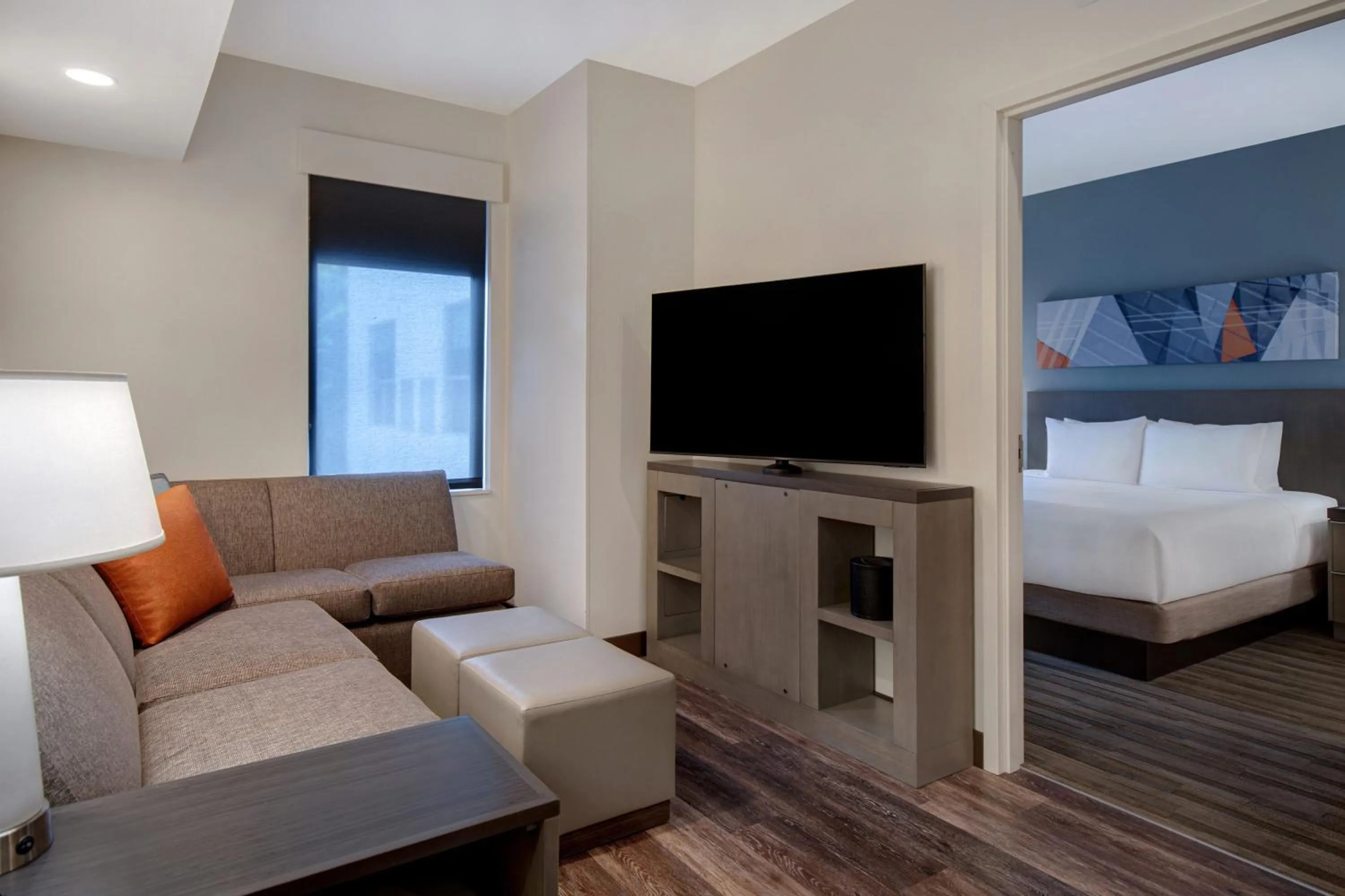 Photo of the whole room, Bed in Hyatt House Mall Of America Msp Airport