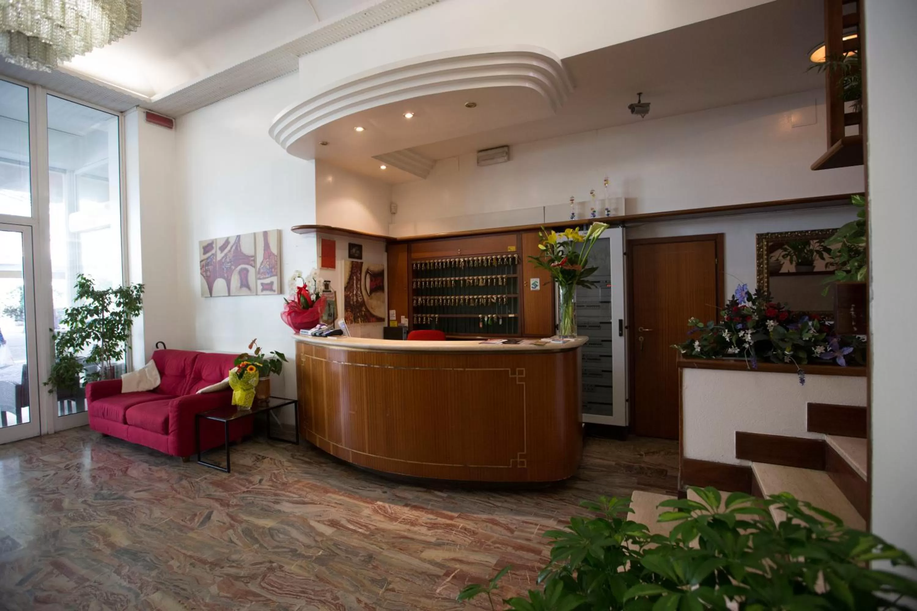 Lobby or reception in Hotel Europa