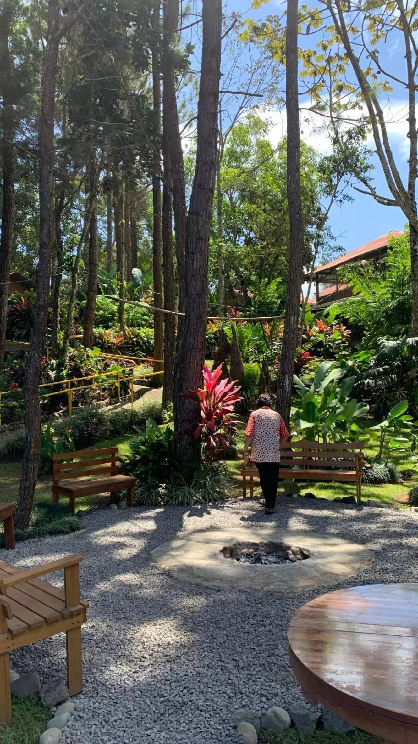 Patio in Vista Turrialba Lodge