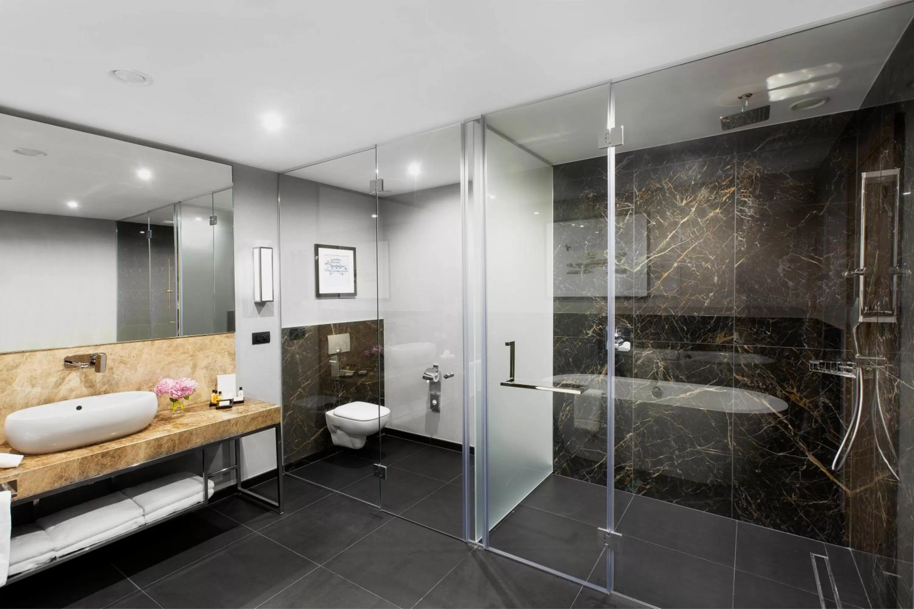 Bathroom, Bed in InterContinental Sofia by IHG