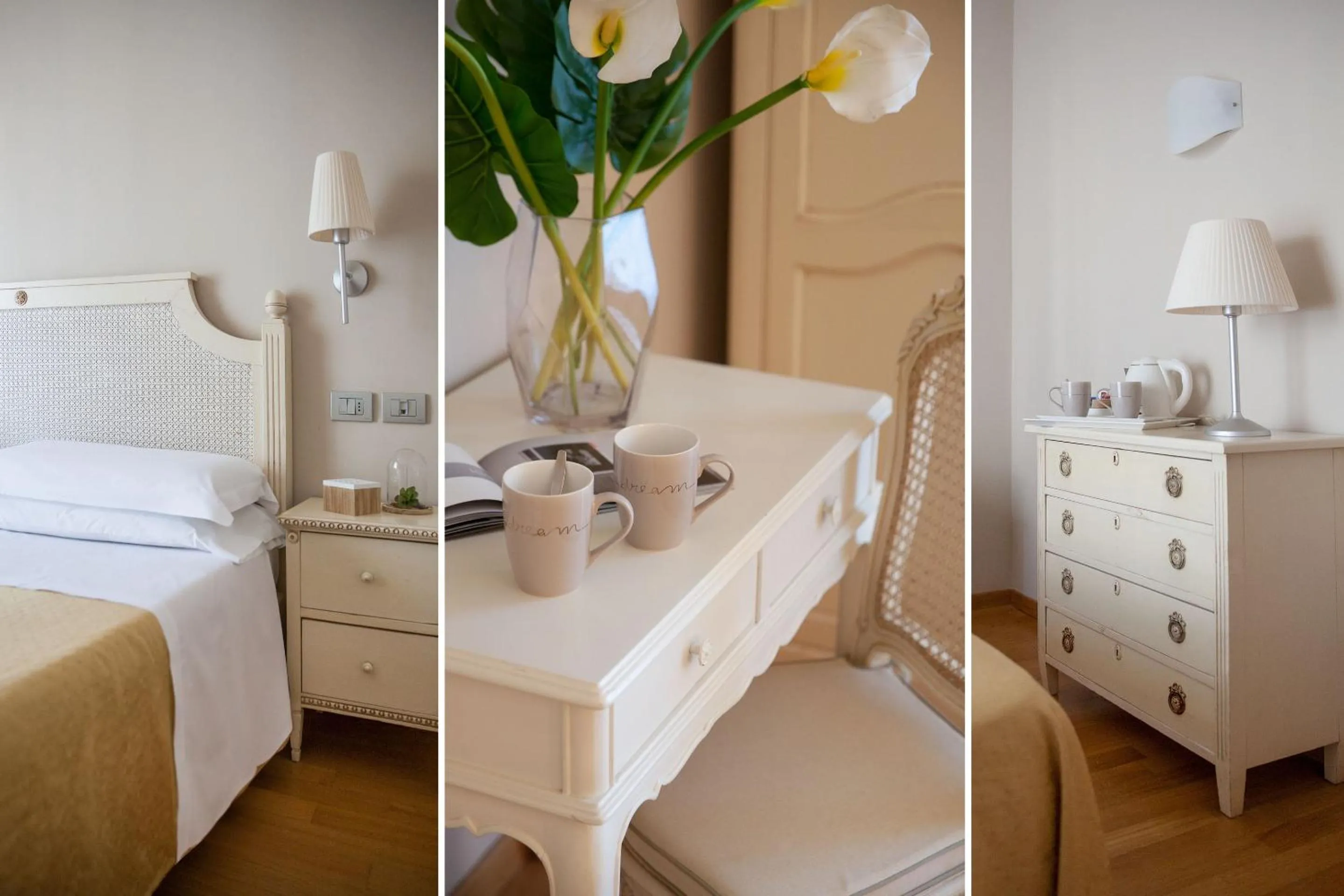 Decorative detail, Bed in Hotel Dei Fiori Restaurant - Meeting & Spa