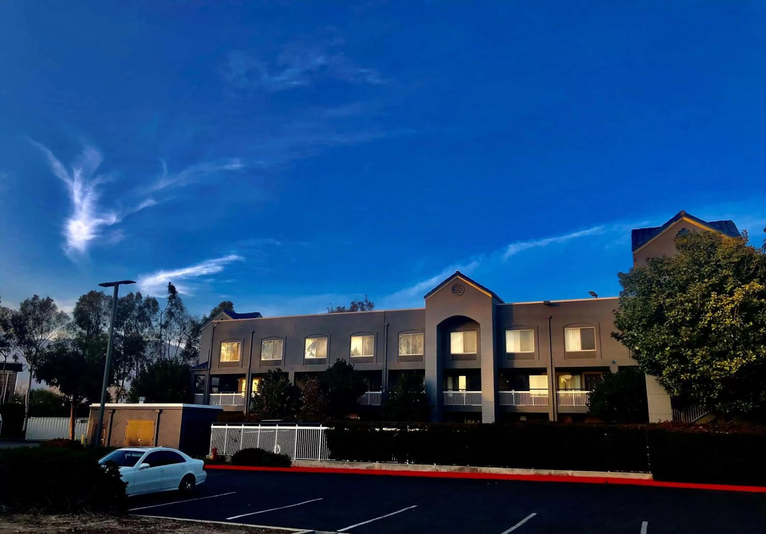 Property building in SureStay Hotel by Best Western Ontario Airport