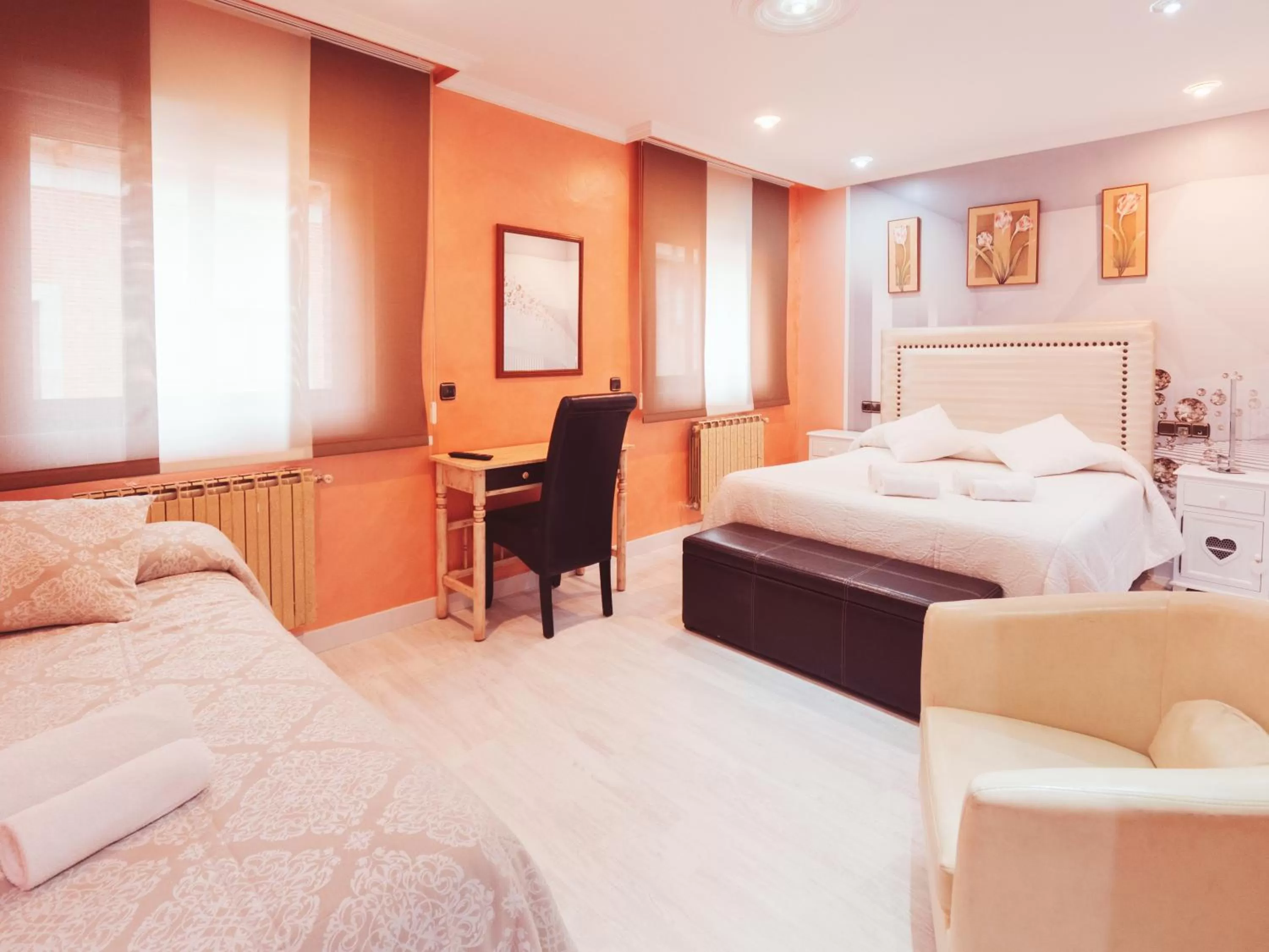 Bed in Hotel Los Toreros