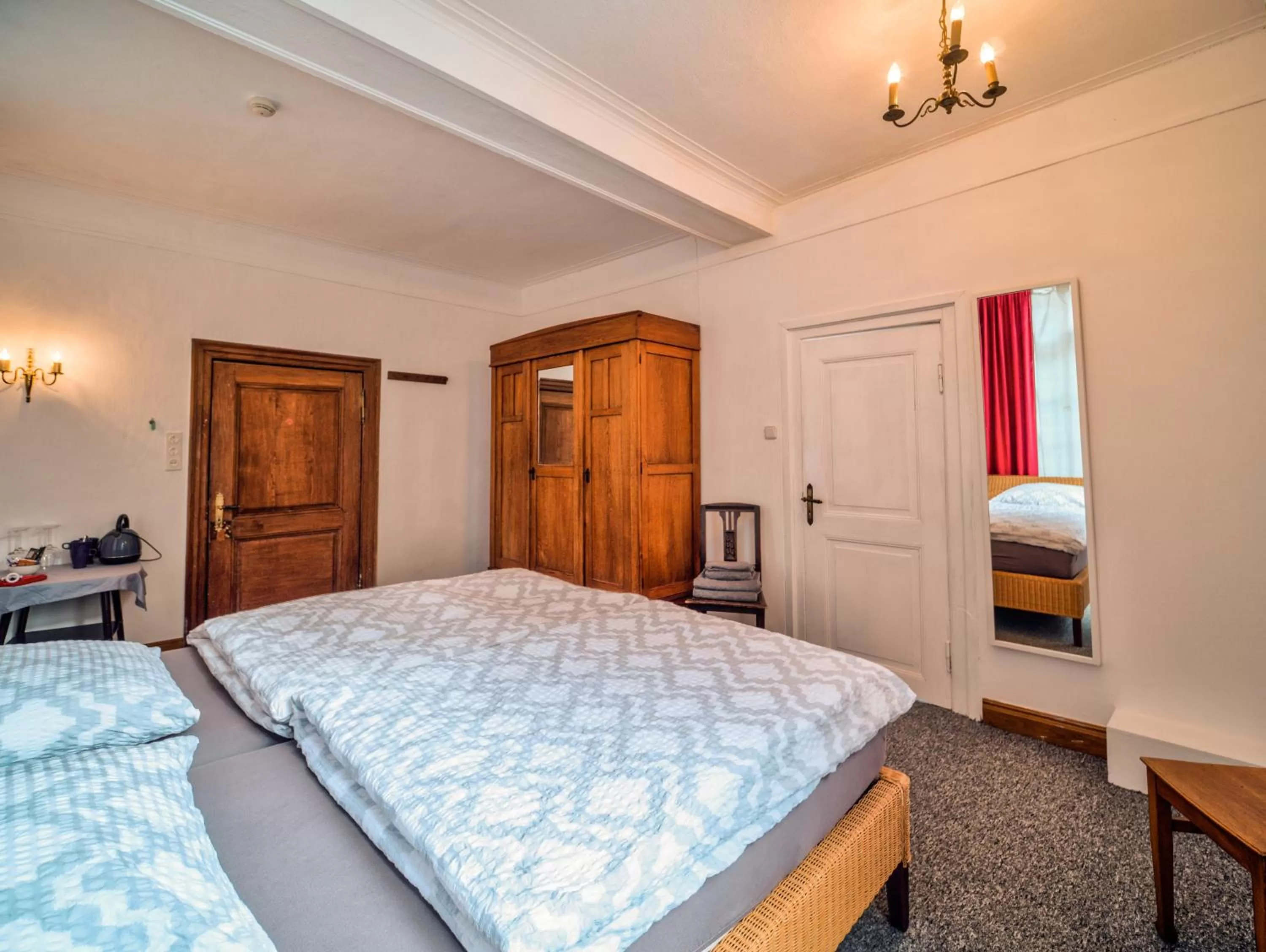 Bedroom, Bed in Haus Stehlings